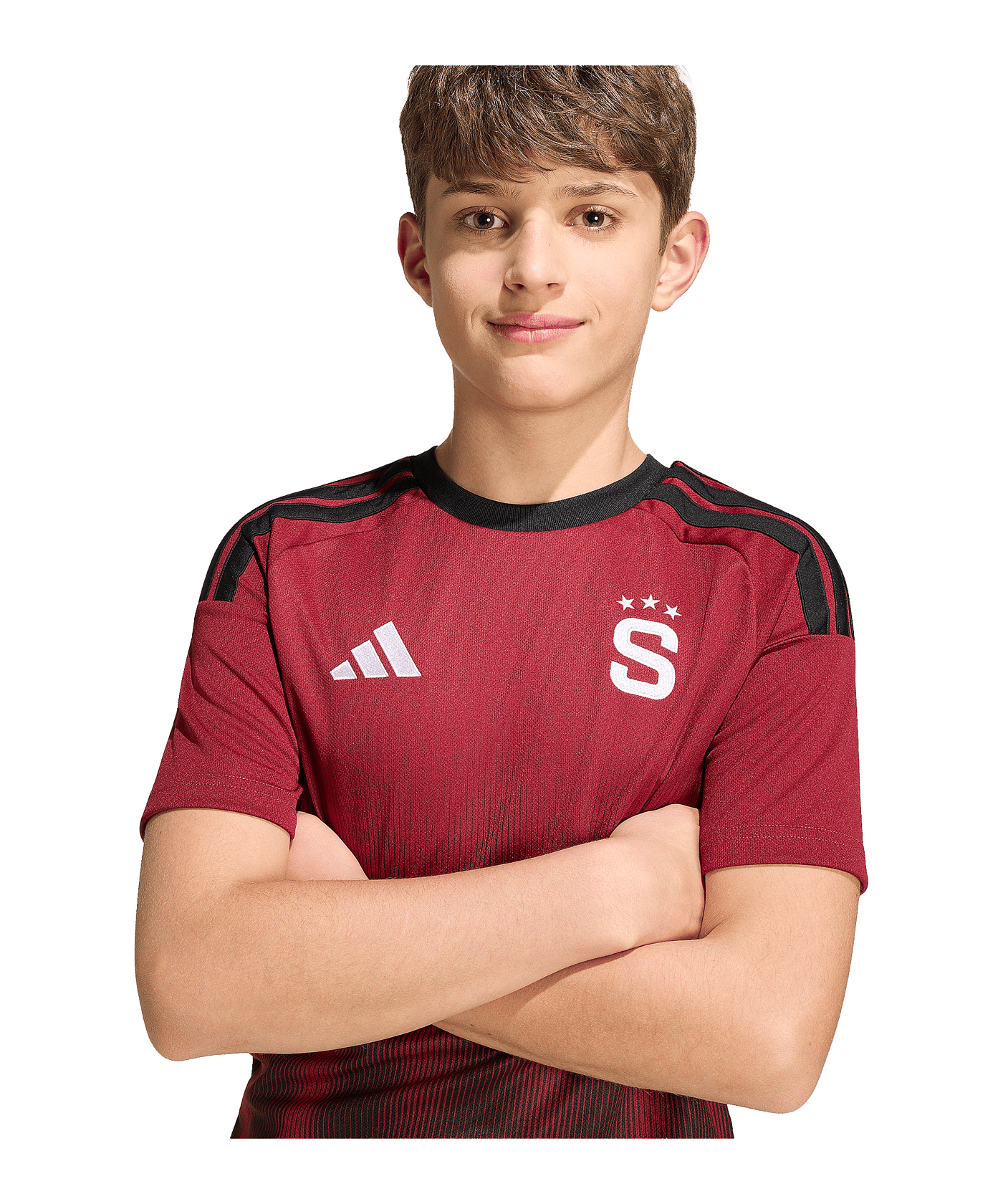 adidas AC Sparta Prag Trikot Home 2026/2027 Kids Rot - rot