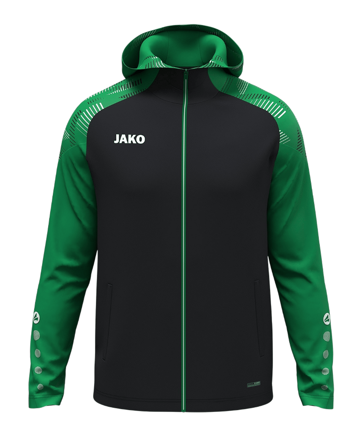 JAKO Sonic Kapuzenjacke Damen Schwarz F827 - schwarz