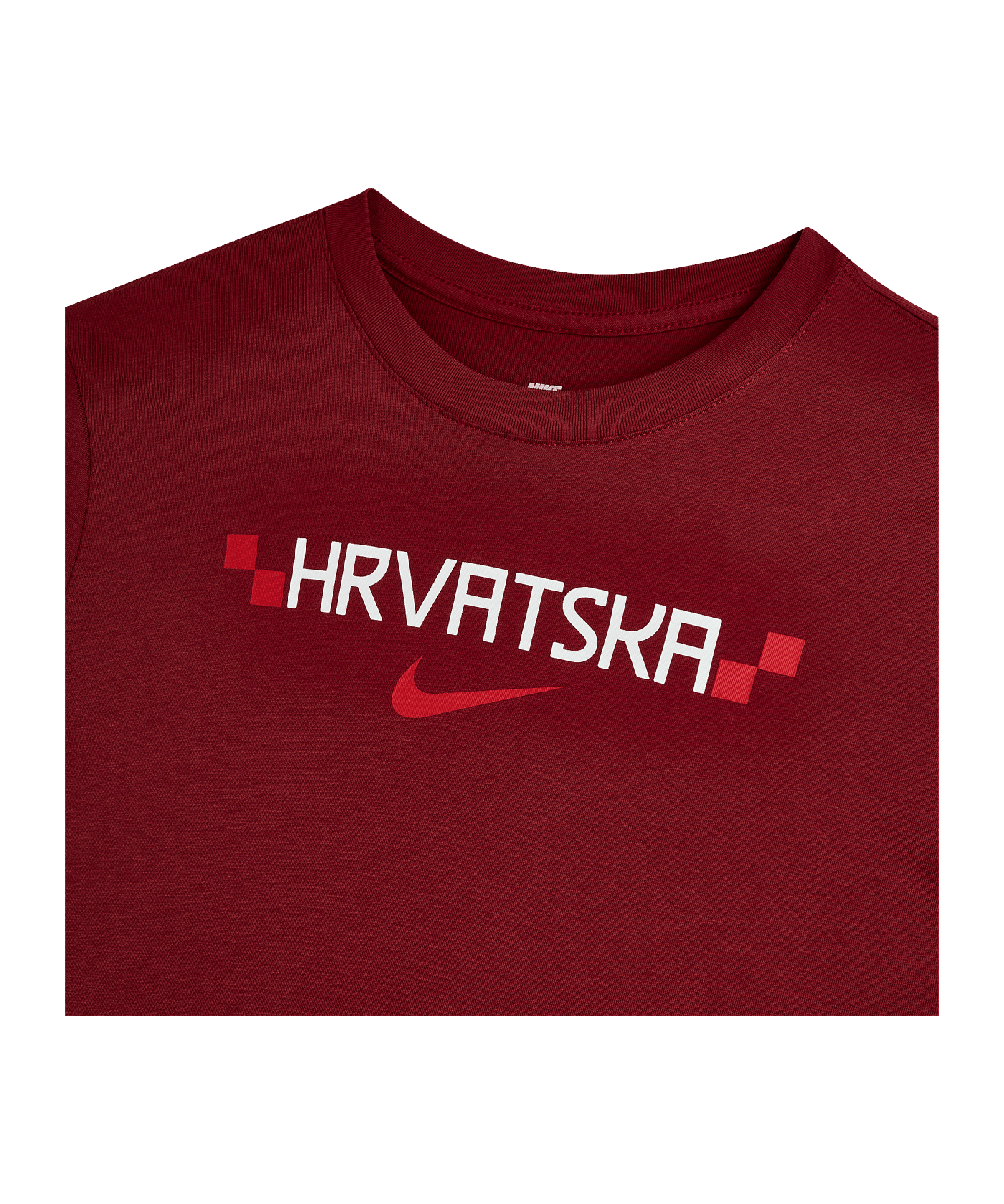 Nike HNS Kroatien Graphic T-Shirt Weiß F677 - weiss