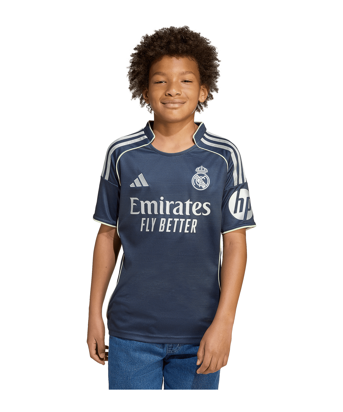 adidas Real Madrid Trikot Away 2025/2026 Kids Blau - blau