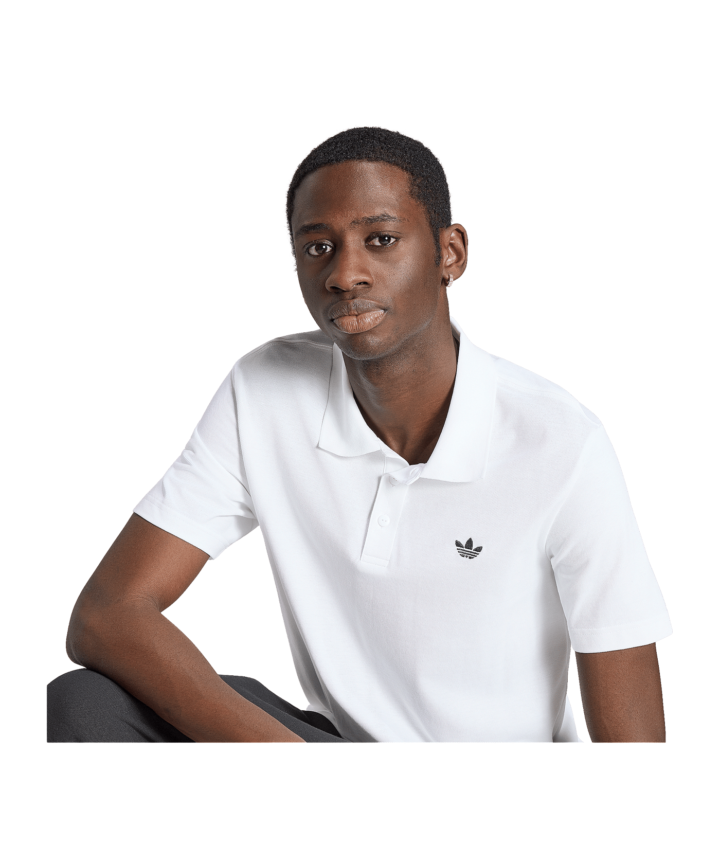 adidas Originals Trefoil Essentials Polo Weiß - weiss