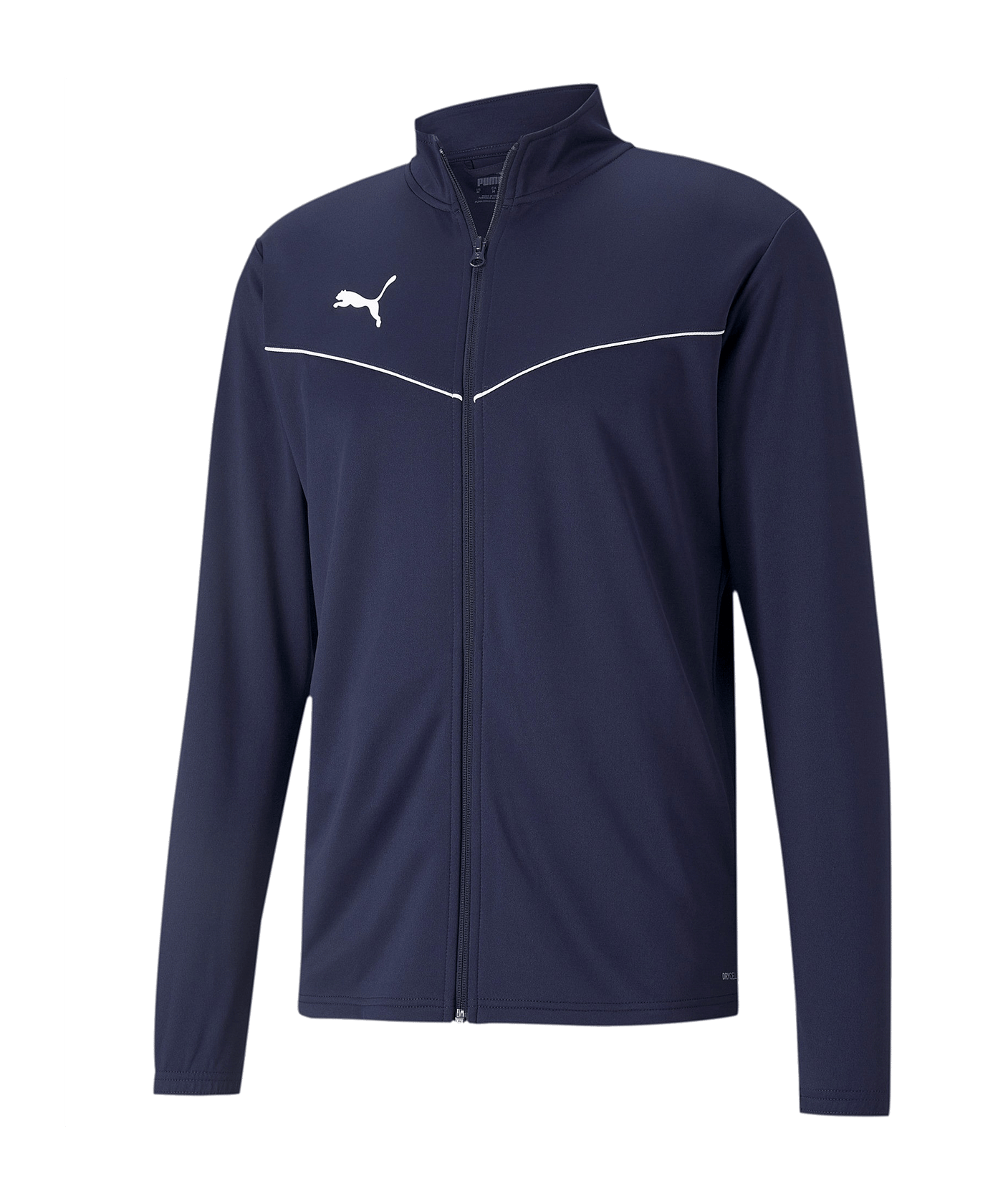 PUMA teamRISE Poly Trainingsjacke Blau Weiss F06 - blau