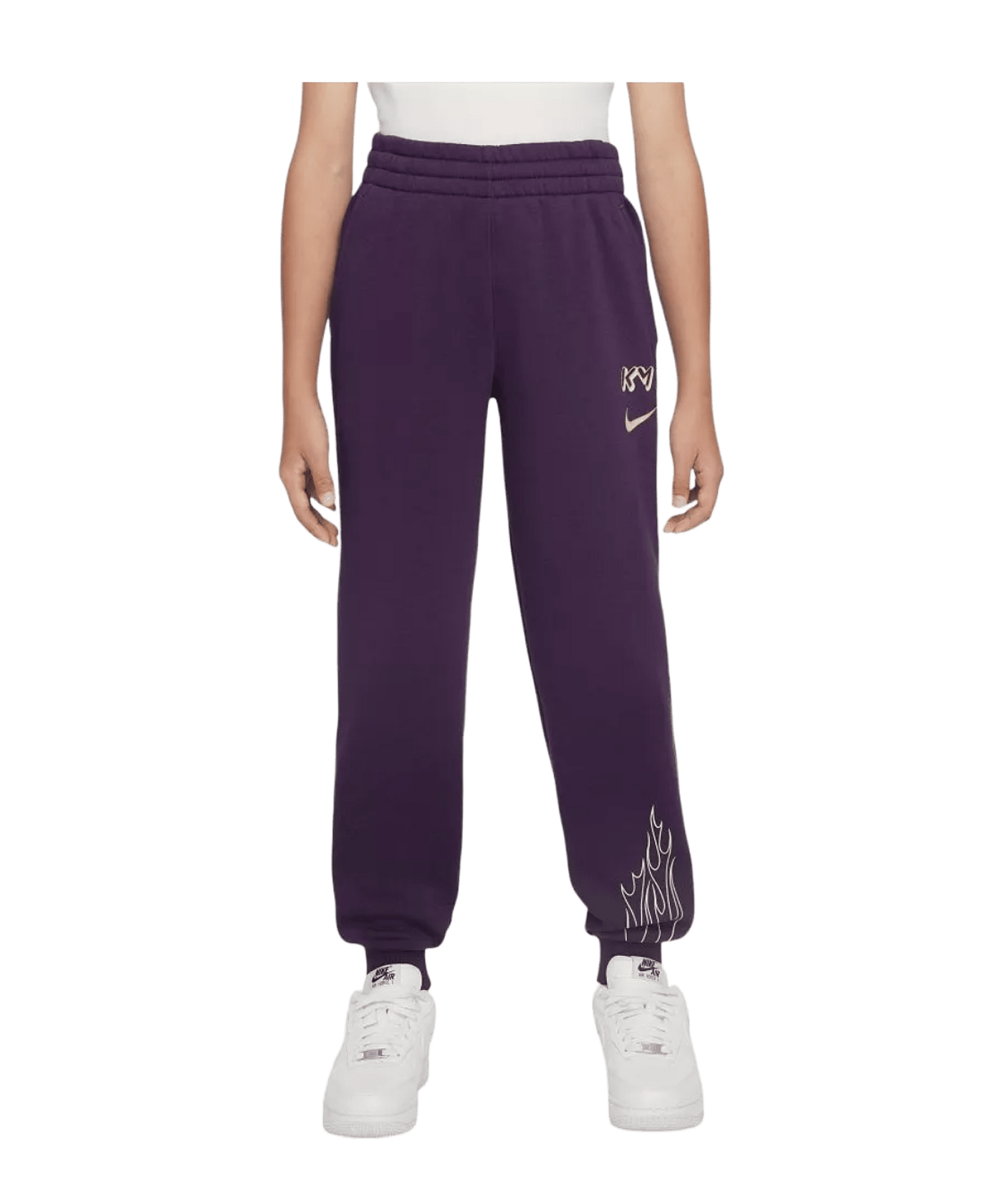 Nike Kylian Mbappe Club Fleece Jogginghose Kids Lila F585 - lila