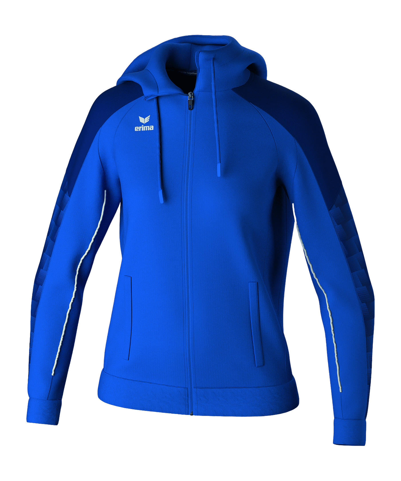 Erima Evo Star Kapuzenjacke Damen Blau - blau