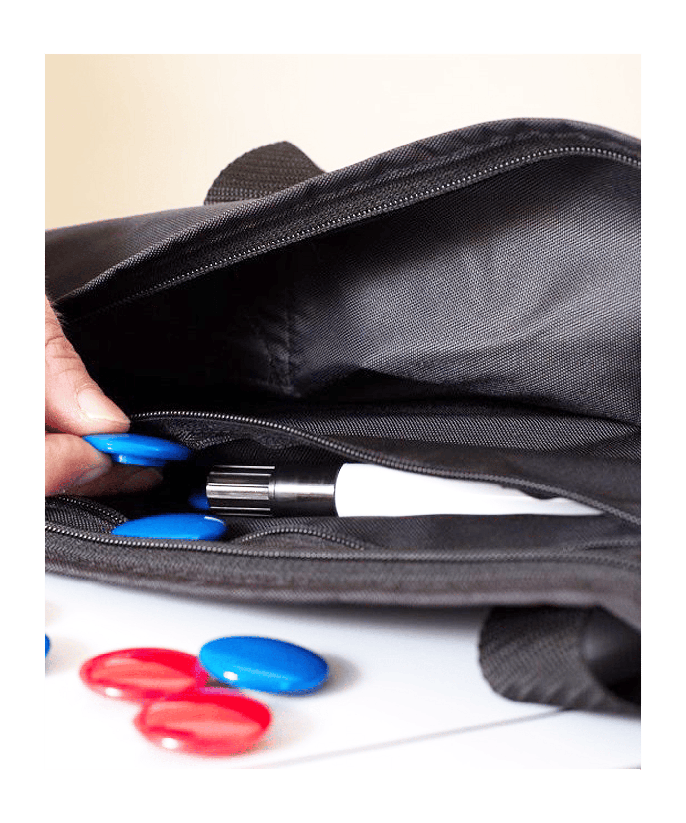 Cawila Taktiktafel Fussball inkl. Tasche| Size: 45 x 60cm Weiss - weiss