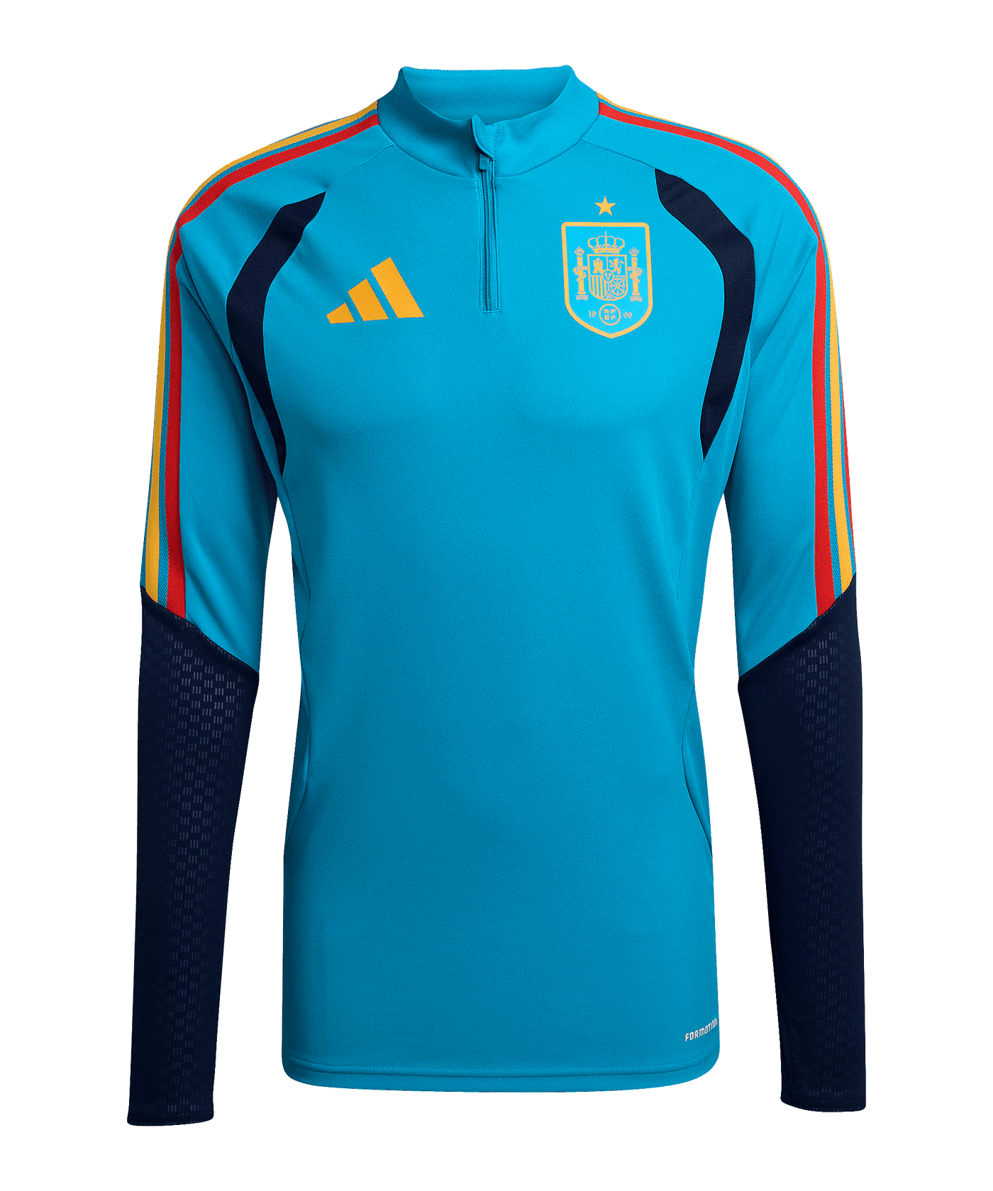 adidas Spanien Tiro Training Zip Top Blau - blau