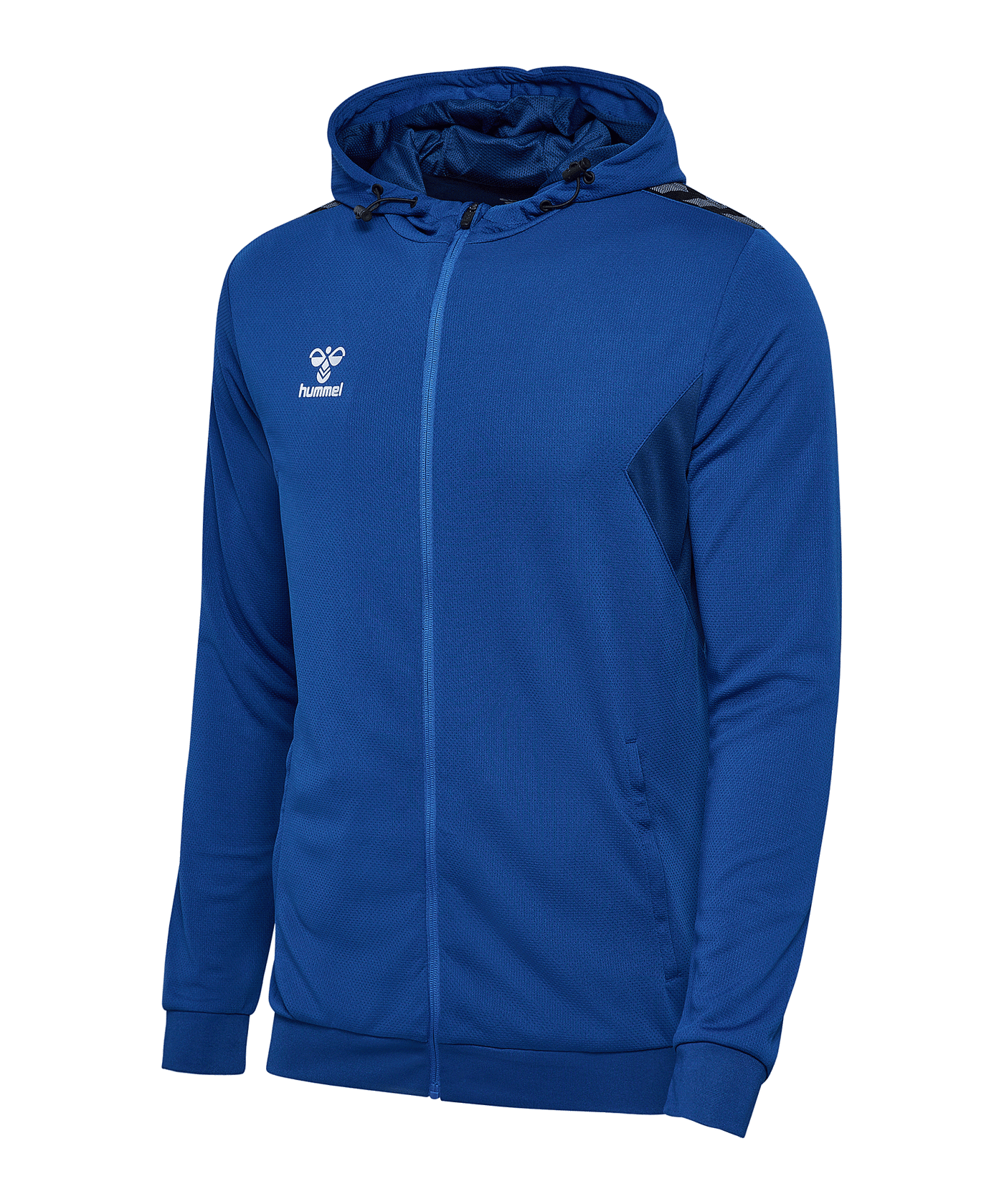 Hummel hmlAUTHENTIC PL Kapuzenjacke Blau F7045 - blau