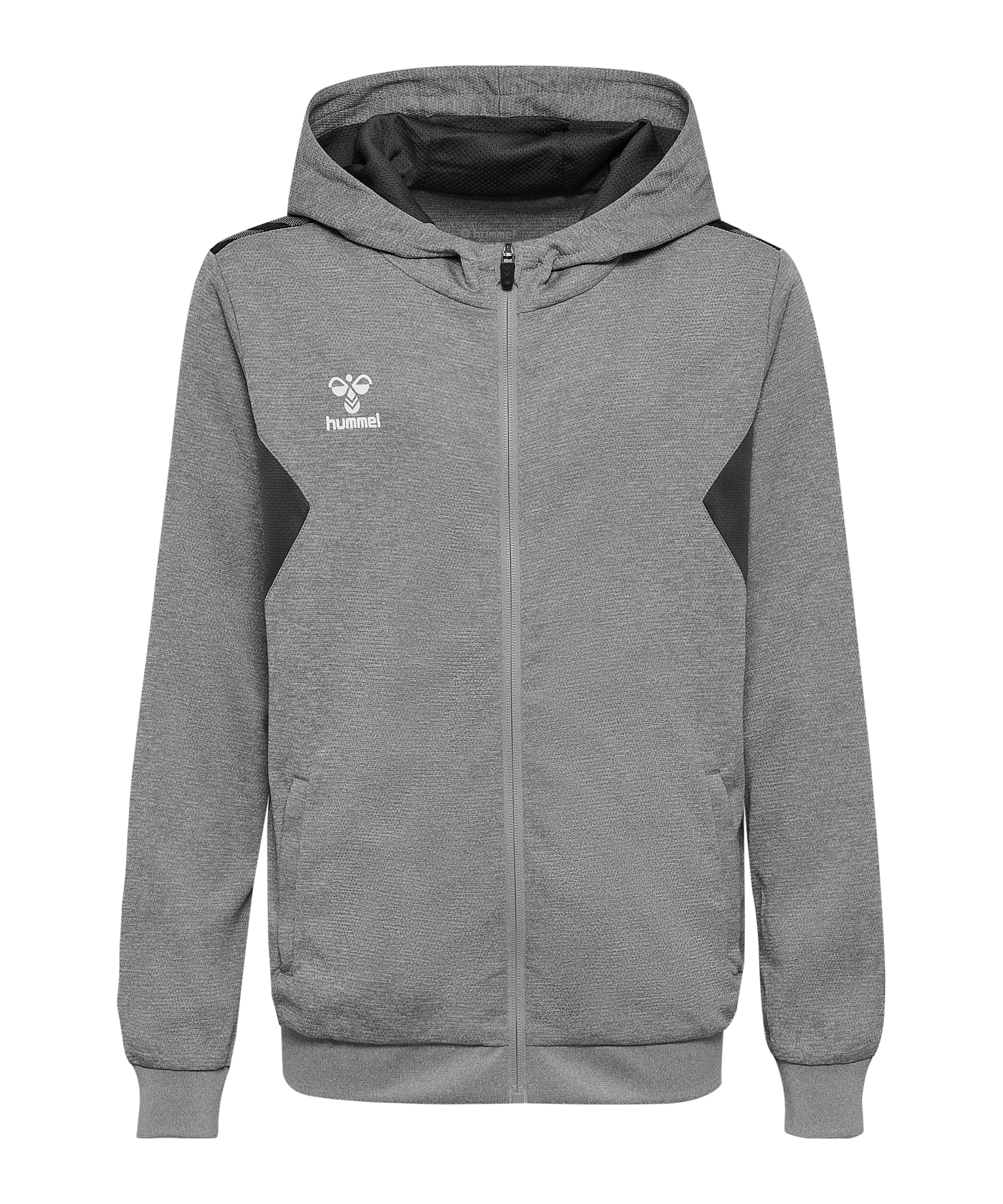 Hummel AUTHENTIC PL Kapuzenjacke Kids Grau F2006 - grau