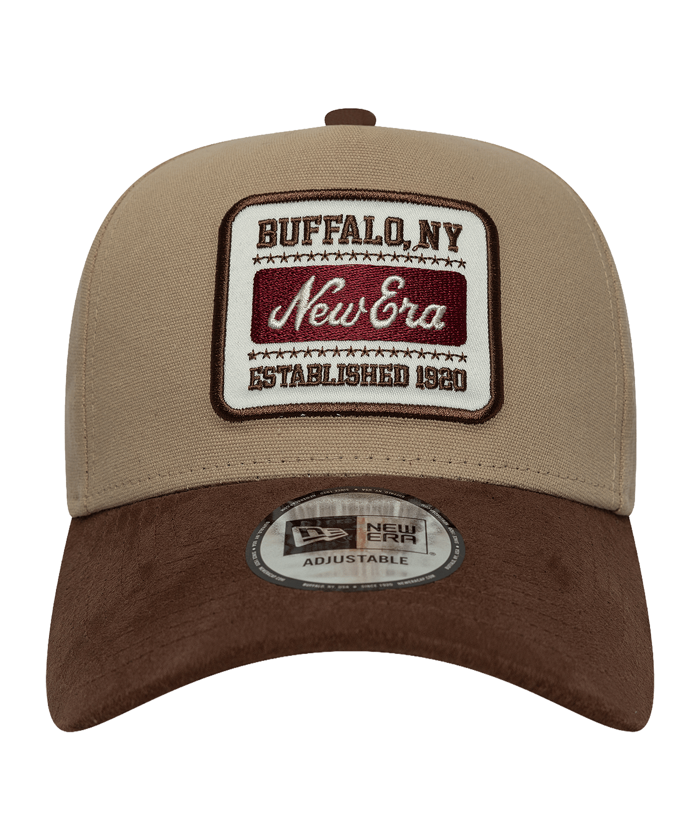New Era Ne Patch Suede Eframe Cap Beige - beige