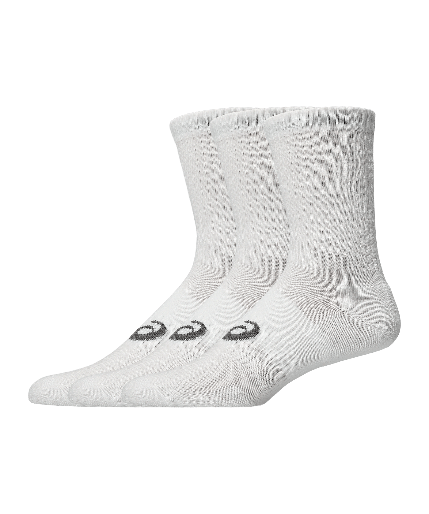 ASICS 3 Pack Crew Socken Weiß - weiss