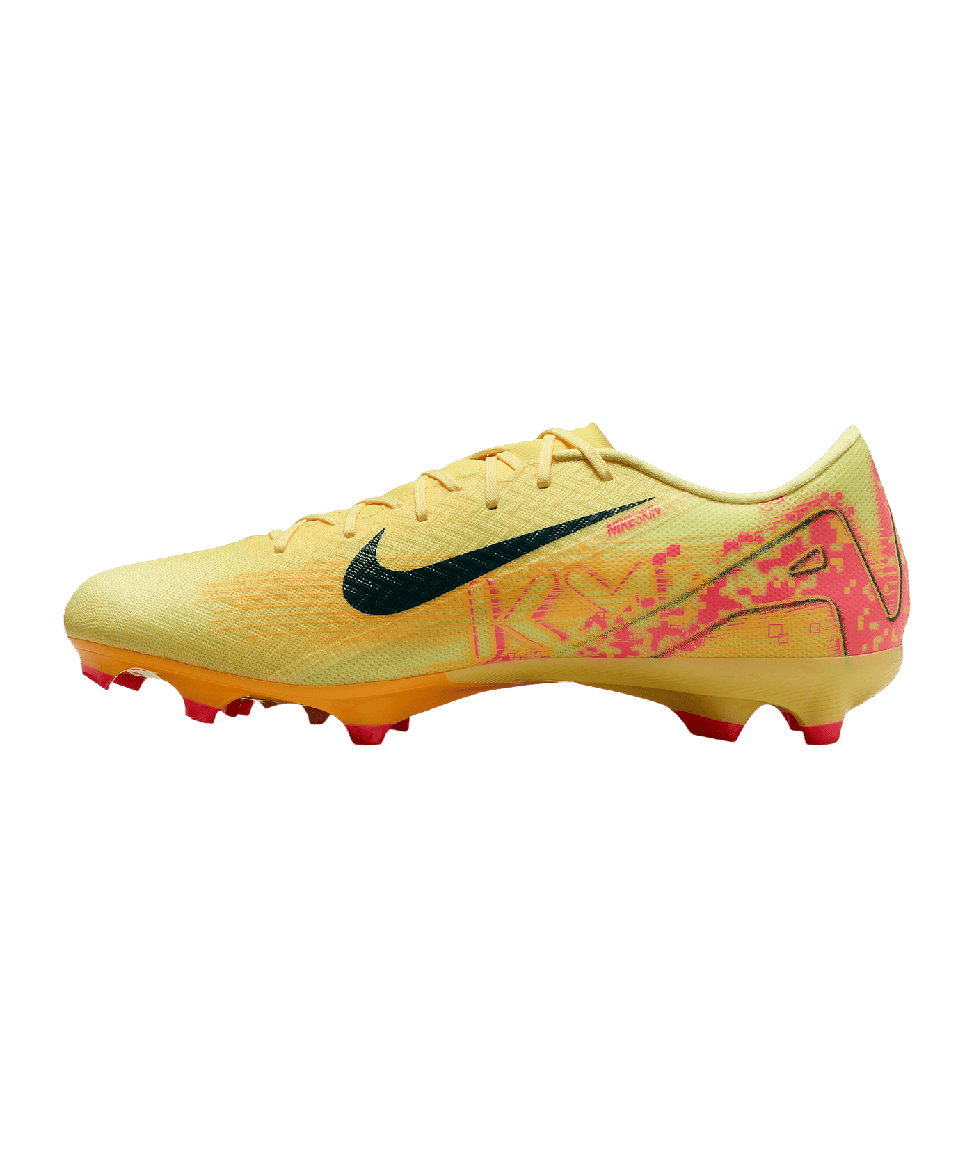 Nike Air Zoom Mercurial Vapor XVI Academy FG/MG  Mbappe Signature Orange Blau F800 - orange