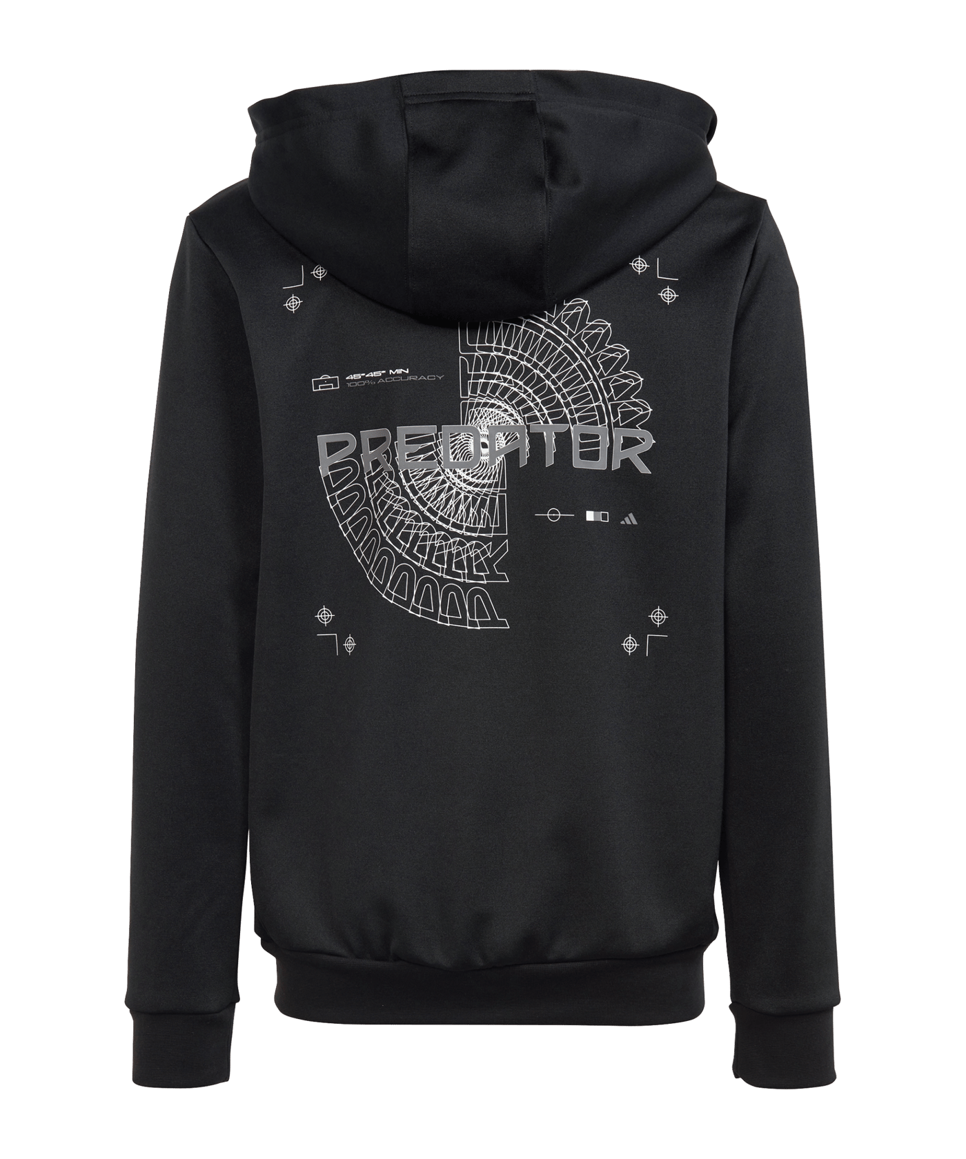 adidas Predator Kapuzenjacke Kids Schwarz - schwarz
