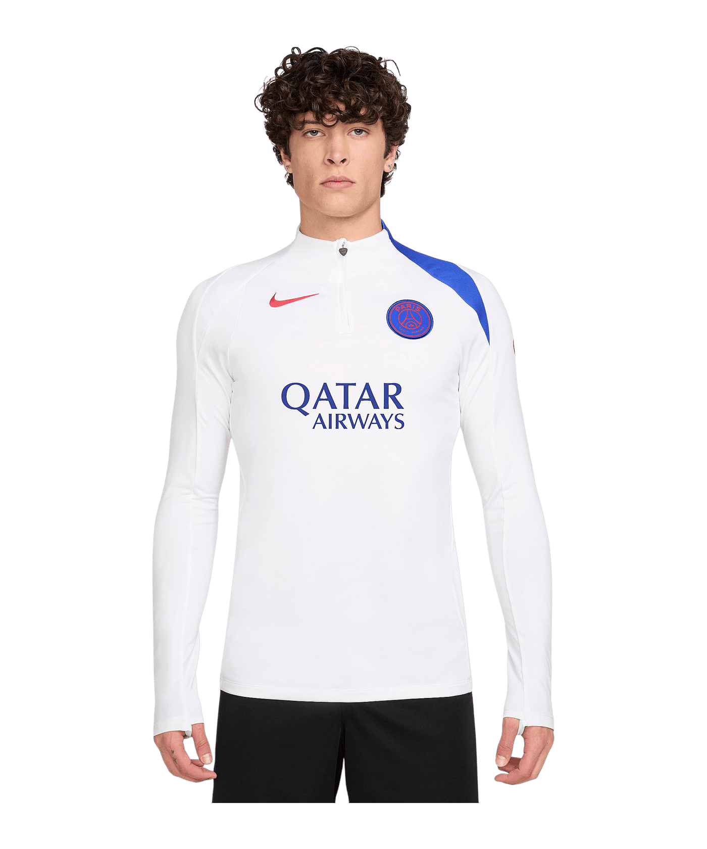 Nike Paris Saint-Germain Drill Top Sweatshirt Weiß F101 - weiss
