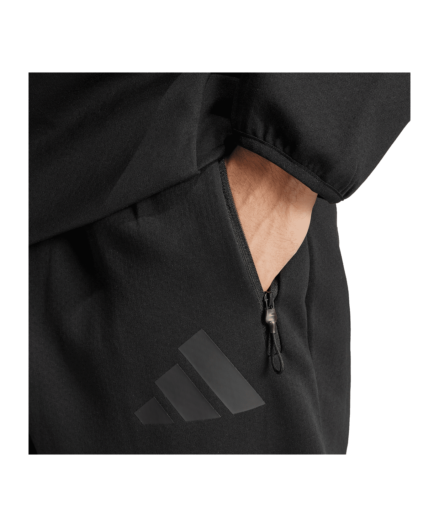 adidas Z.N.E Open-Hem Jogginghose Schwarz - schwarz