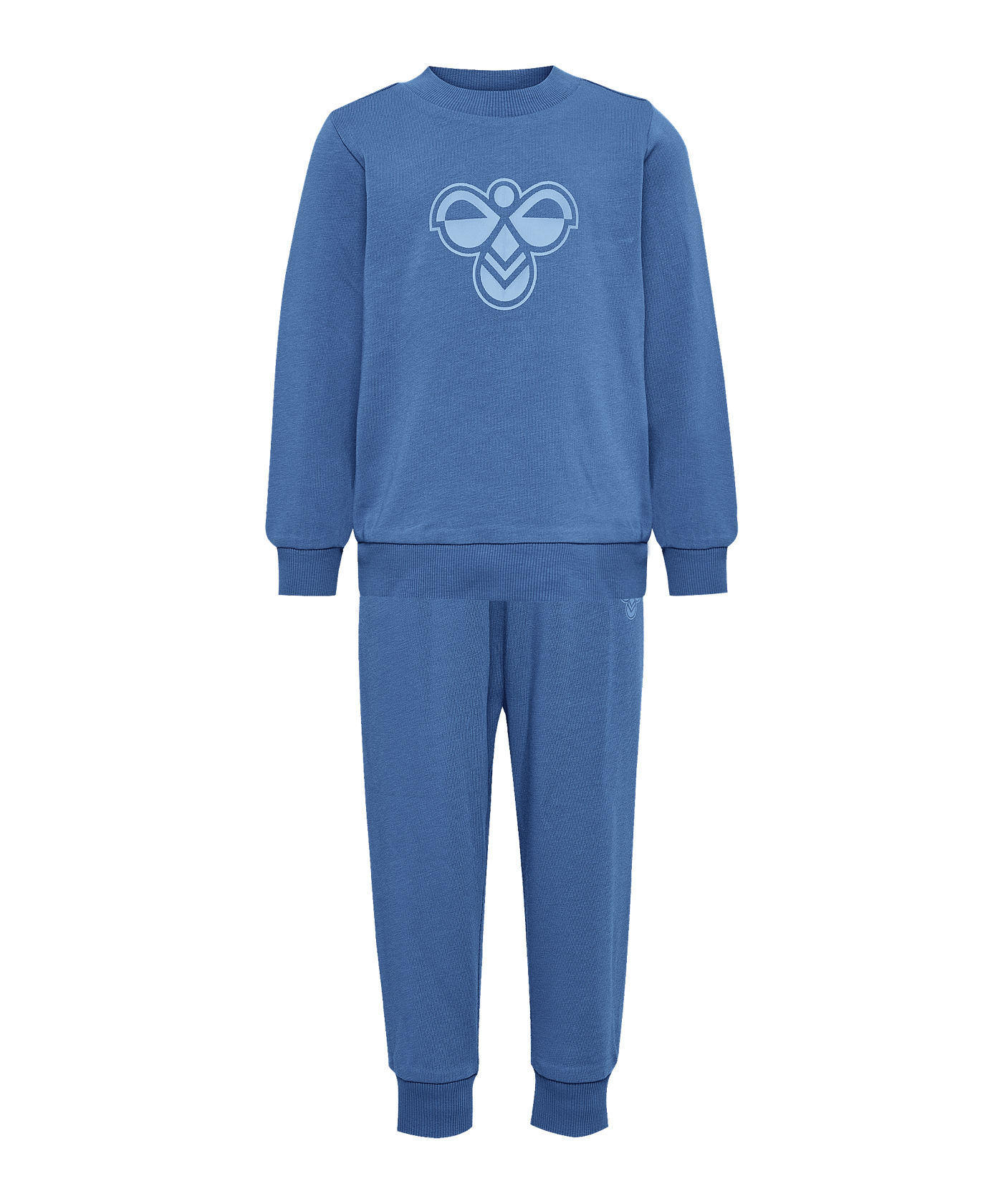 Hummel Mini Jersey Crewsuit Bee Trainingsanzug Kids Blau F7379 - blau