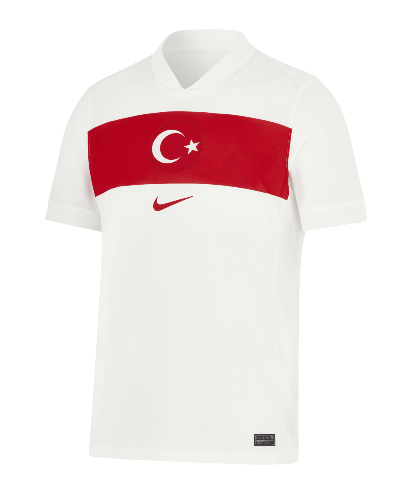 Nike Türkei Trikot Home EM 2024 Weiss Rot F100 - weiss