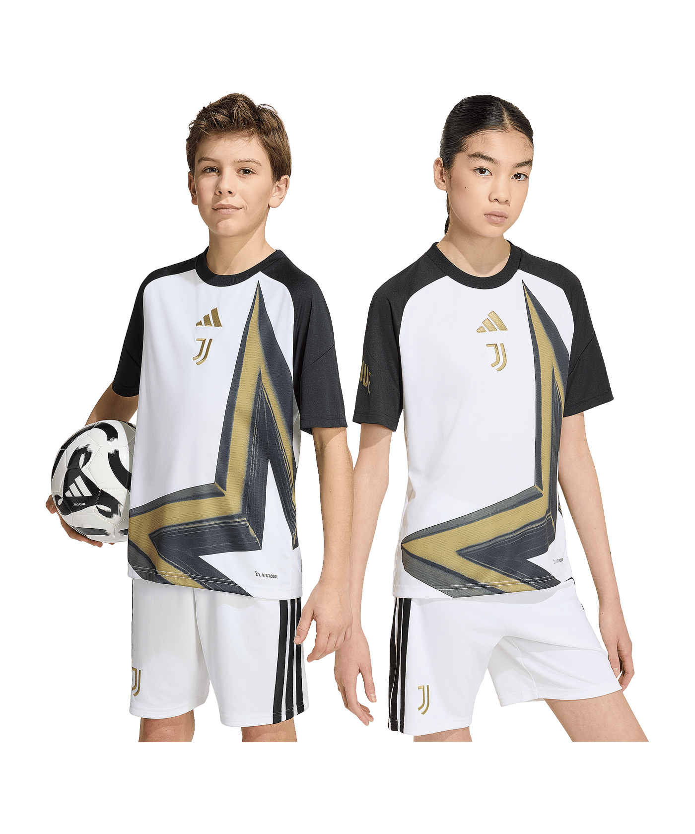 adidas Juventus Turin Pre-Match Trikot 2026/2027 Kids Weiß - weiss