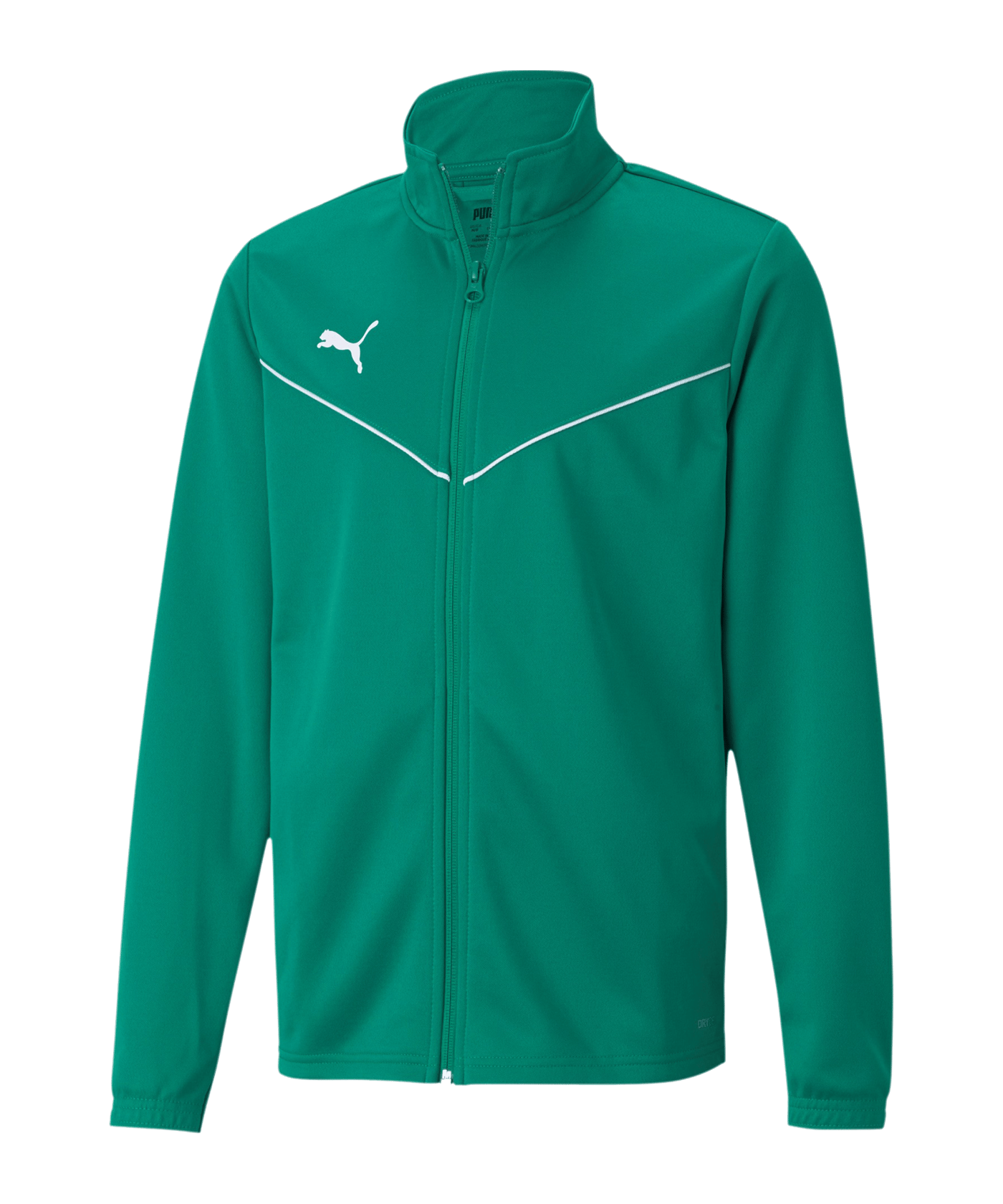PUMA teamRISE Poly Trainingsjacke Kids Grün F05 - gruen