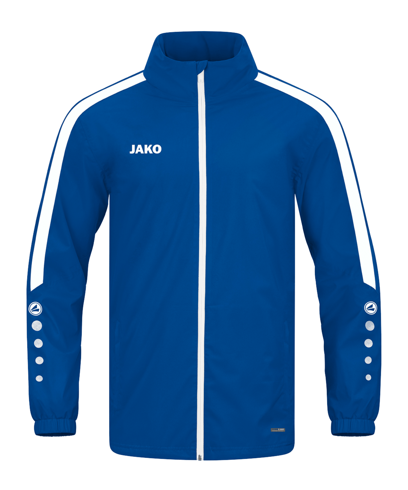 JAKO Power Allwetterjacke Blau Weiss F400 - blau