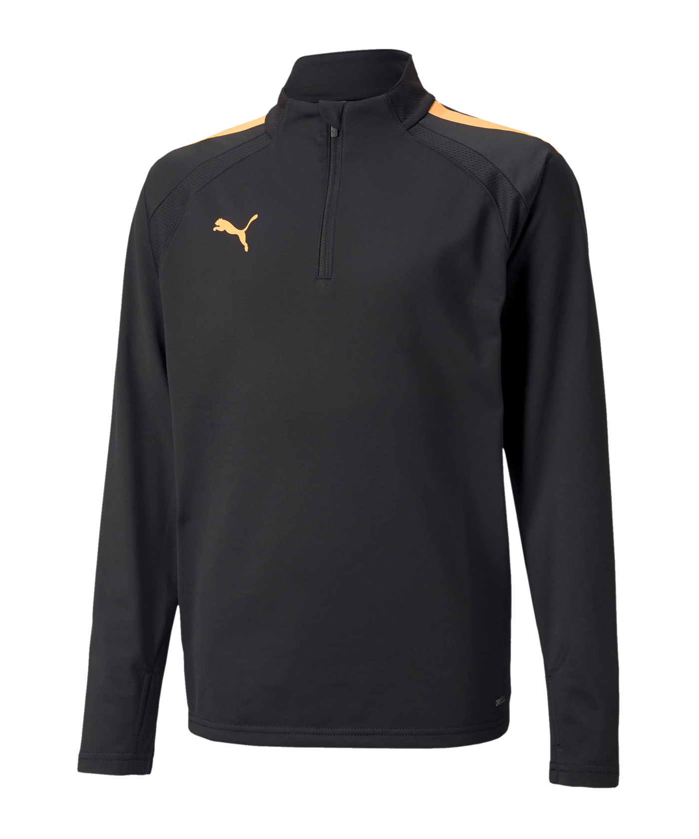PUMA teamLIGA HalfZip Sweatshirt Schwarz Gelb F45 - schwarz