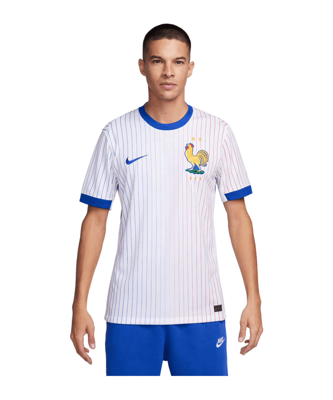 Nike Frankreich Trikot Away EM 2024 Weiss F100 - weiss