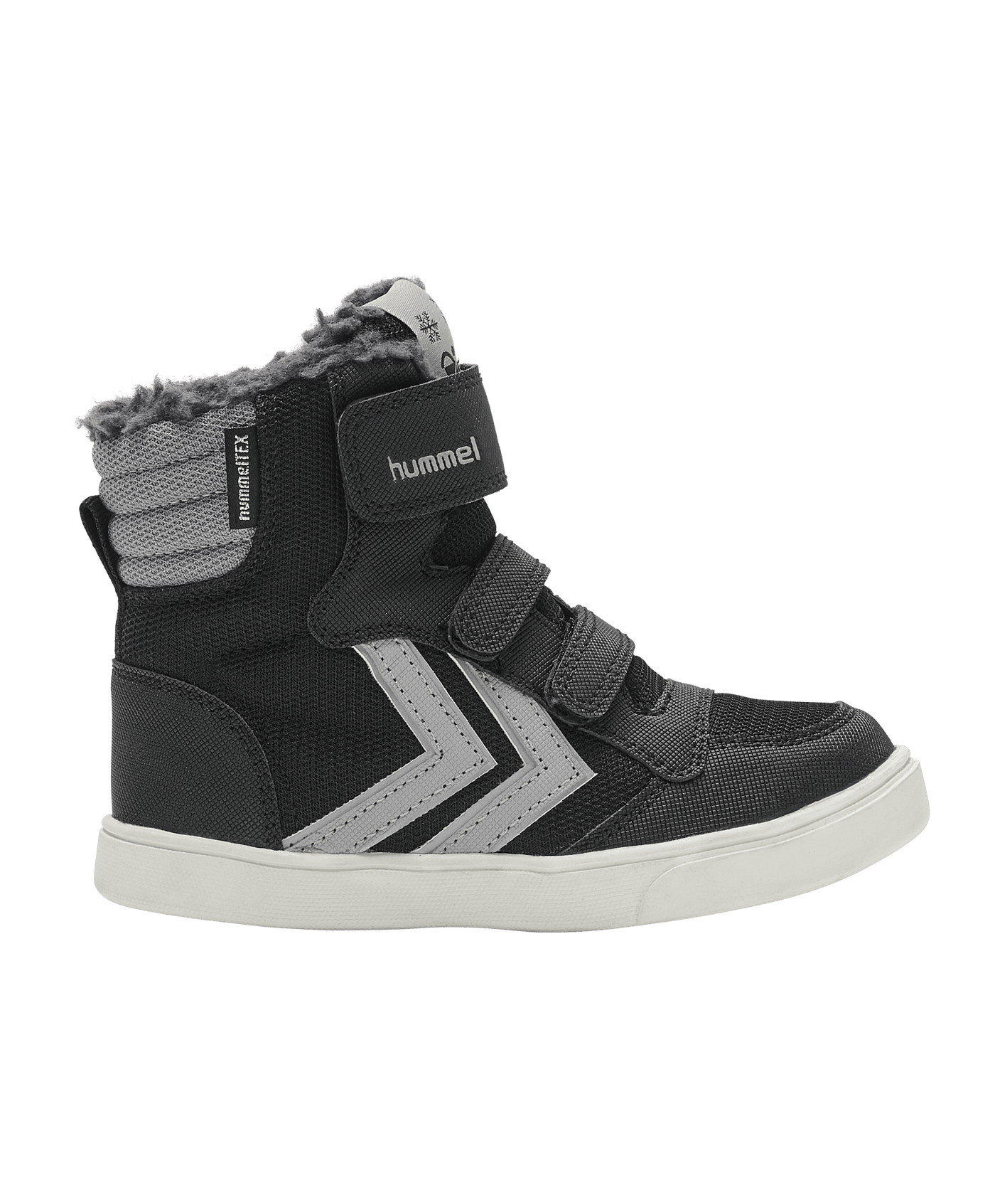 hummel stadil Super Poly Boot Mid Sneaker Kids Schwarz F2001 - schwarz