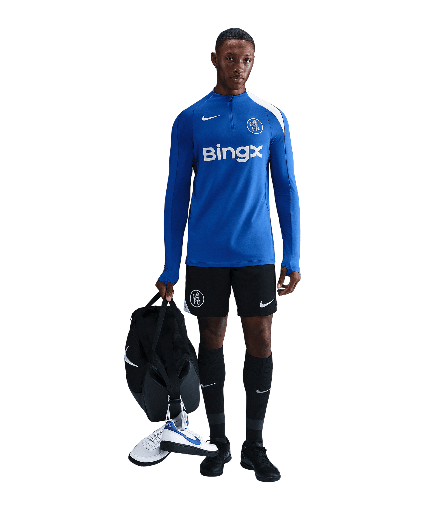 Nike FC Chelsea London Drill Top Sweatshirt Blau F481 - blau