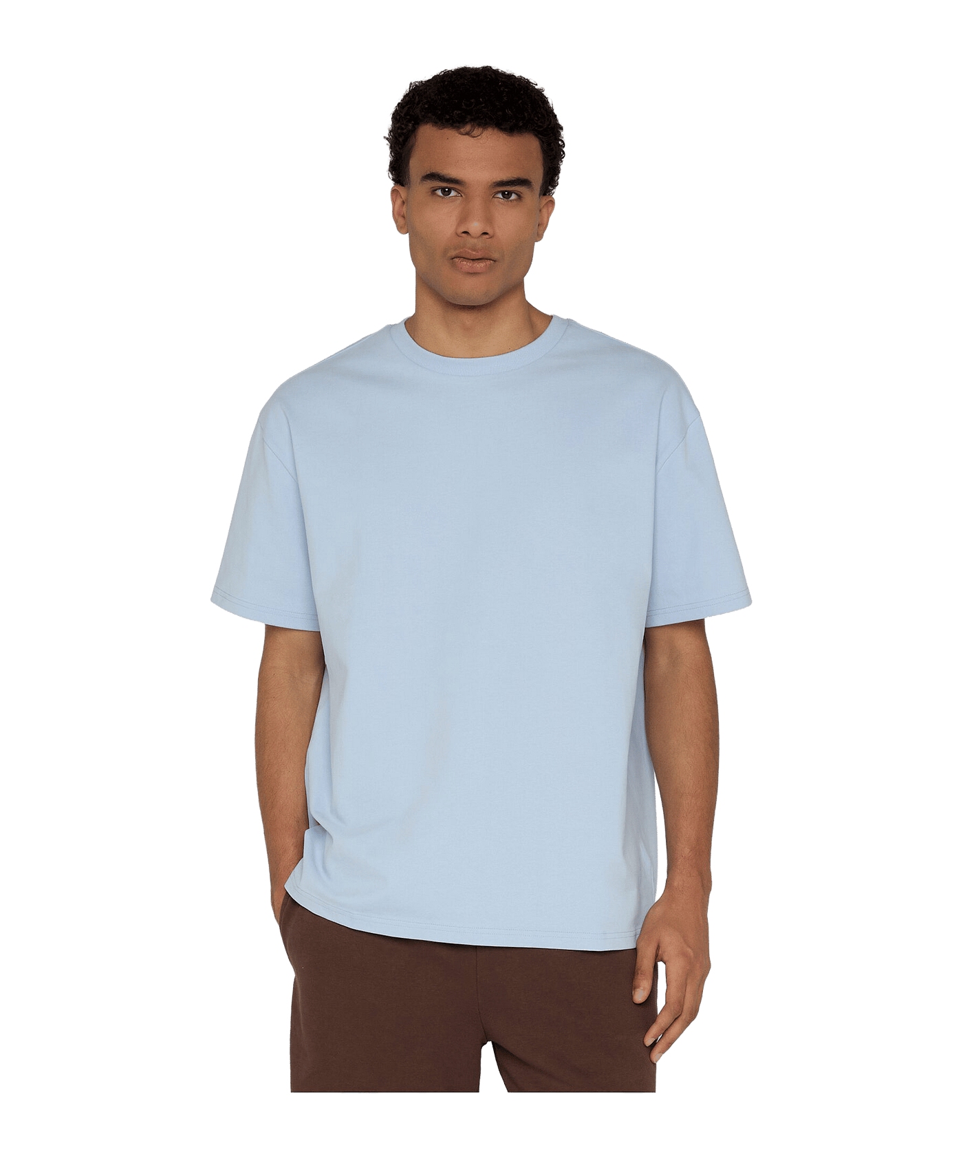 Urban Classic Relaxed Dropped Shoulder T-Shirt Blau - blau