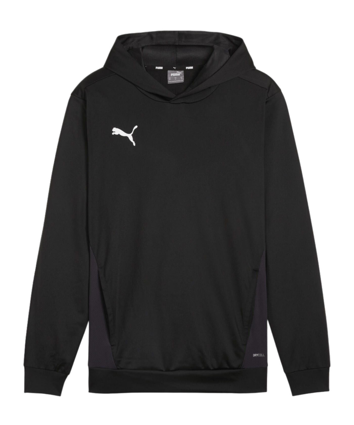 PUMA teamGOAL Hoody Schwarz Weiss Grau F03 - schwarz