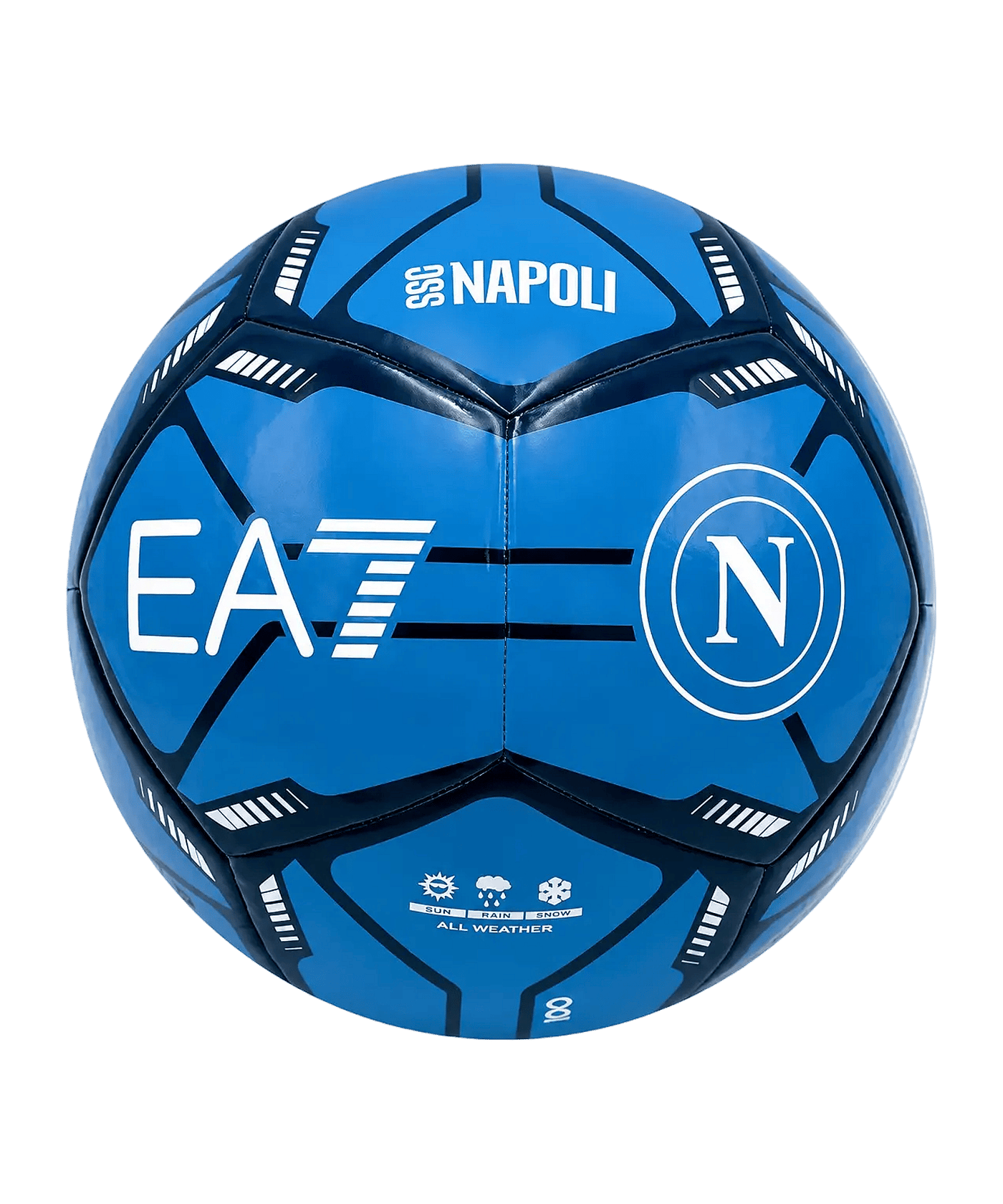 EA7 SSC Neapel Trainingsball Blau - blau