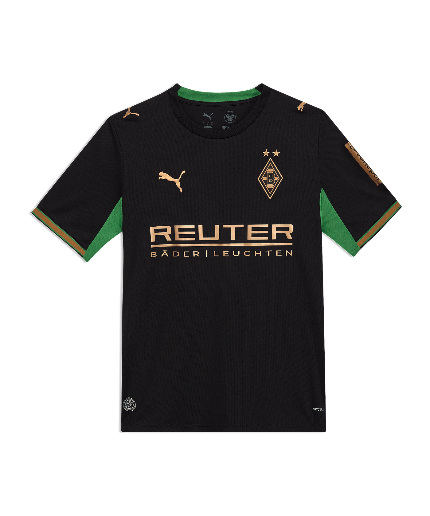 PUMA Borussia Mönchengladbach Trikot Away 2026/2027 Schwarz F02 - schwarz