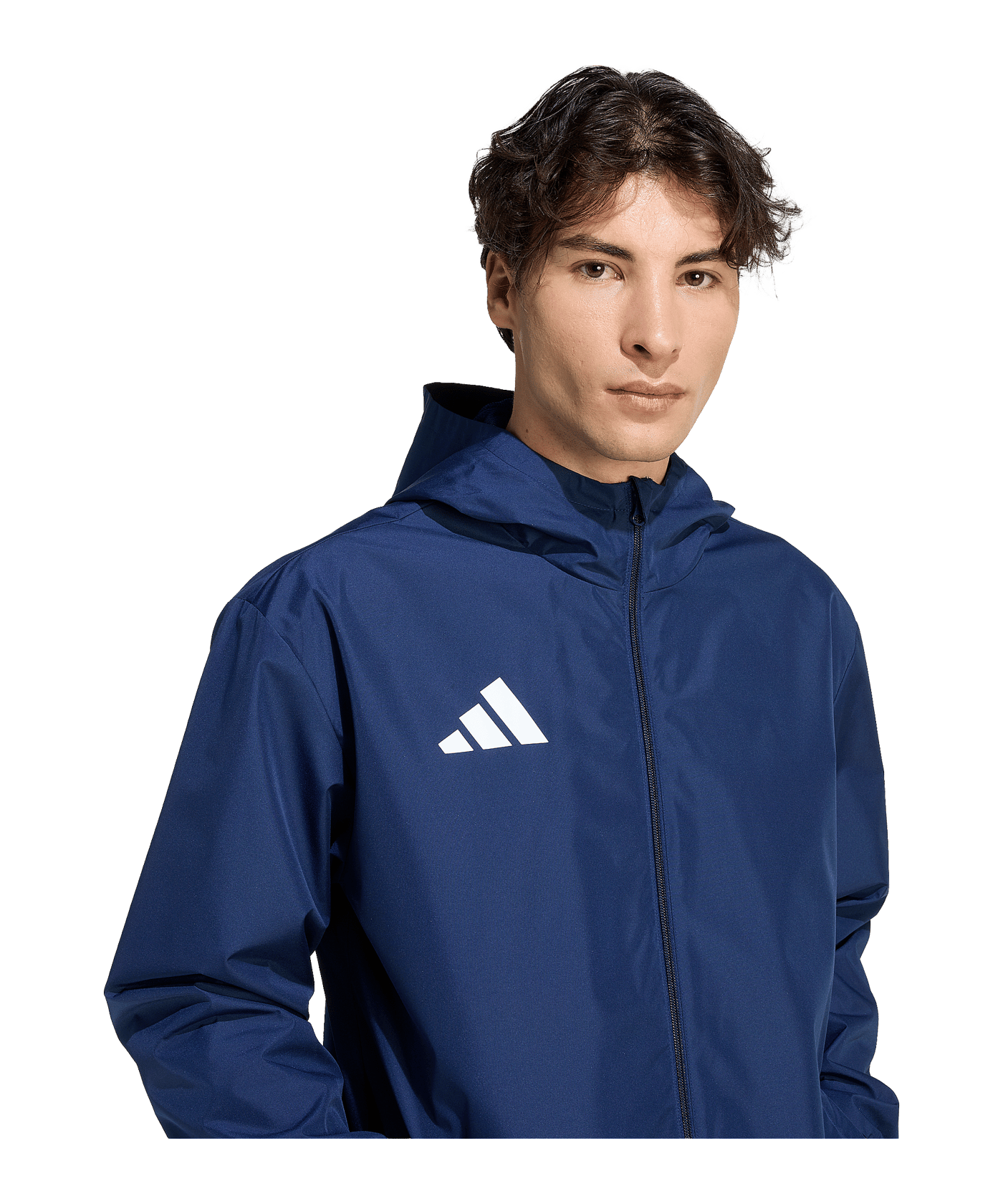 adidas Entrada 26 Regenjacke Dunkelblau - blau