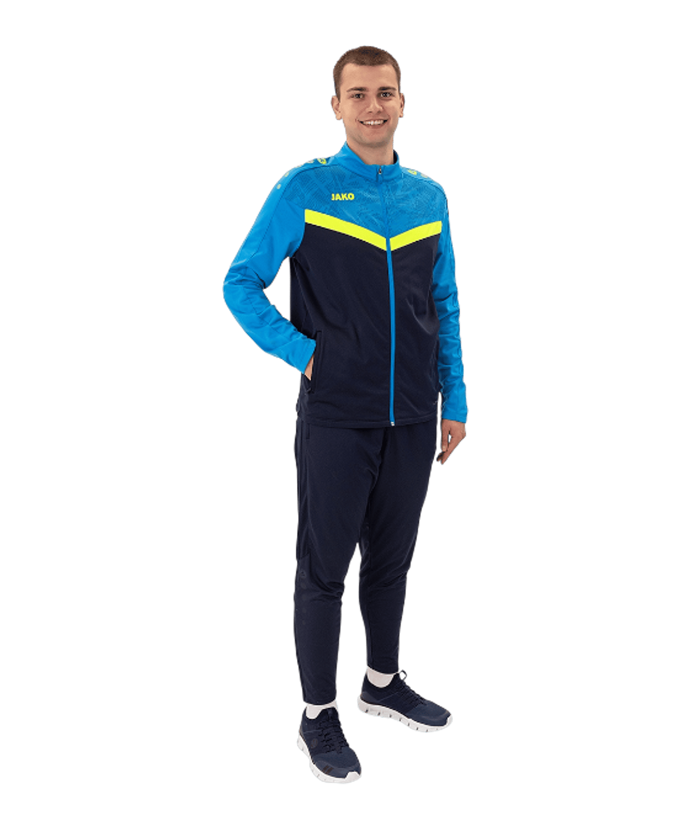 JAKO Iconic Trainingsanzug Blau F914 - blau