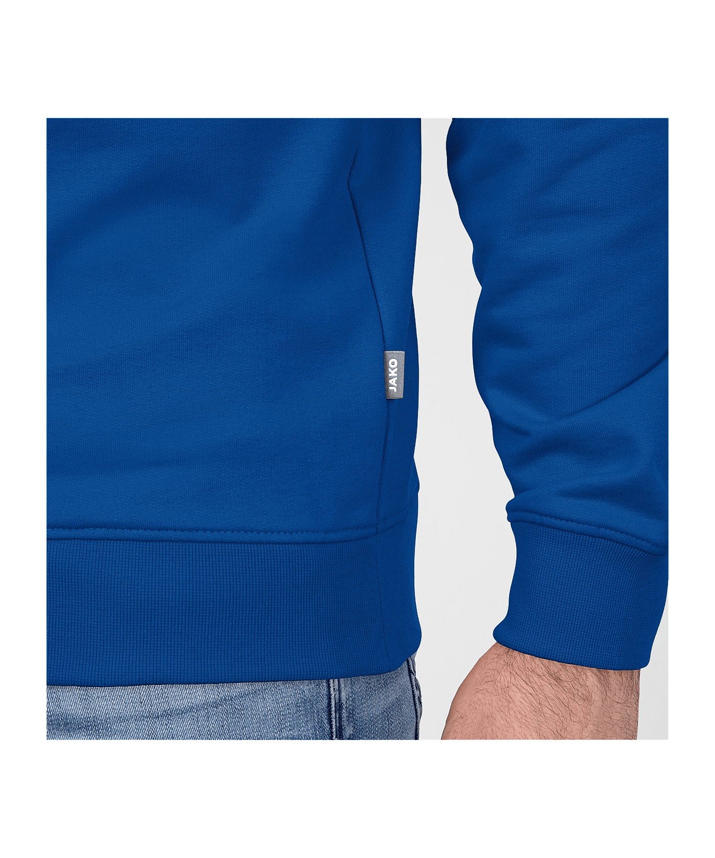 Jako Doubletex Ziptop Blau F400 - blau