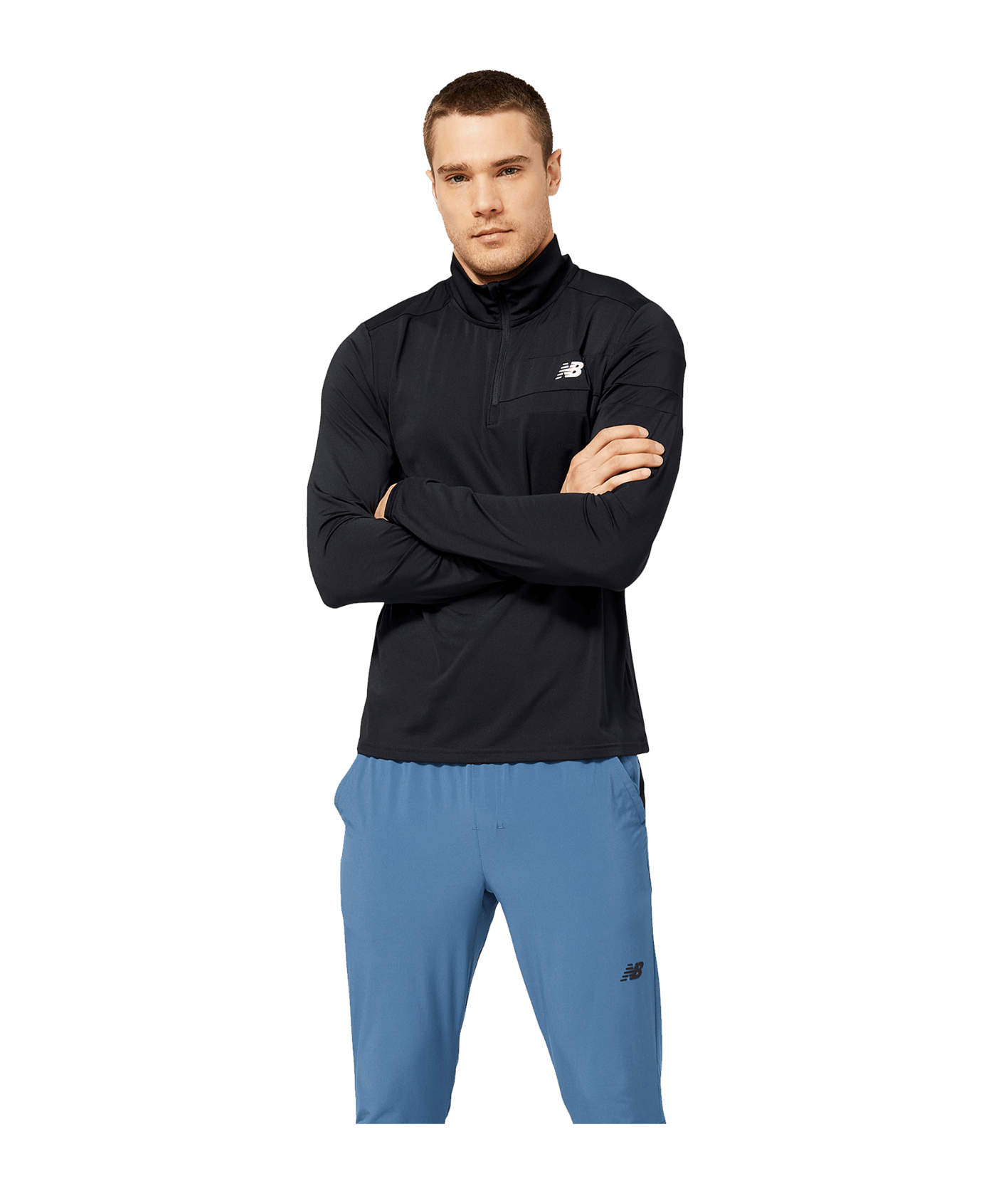 New Balance Accelerate Sweatshirt Running FBK - schwarz