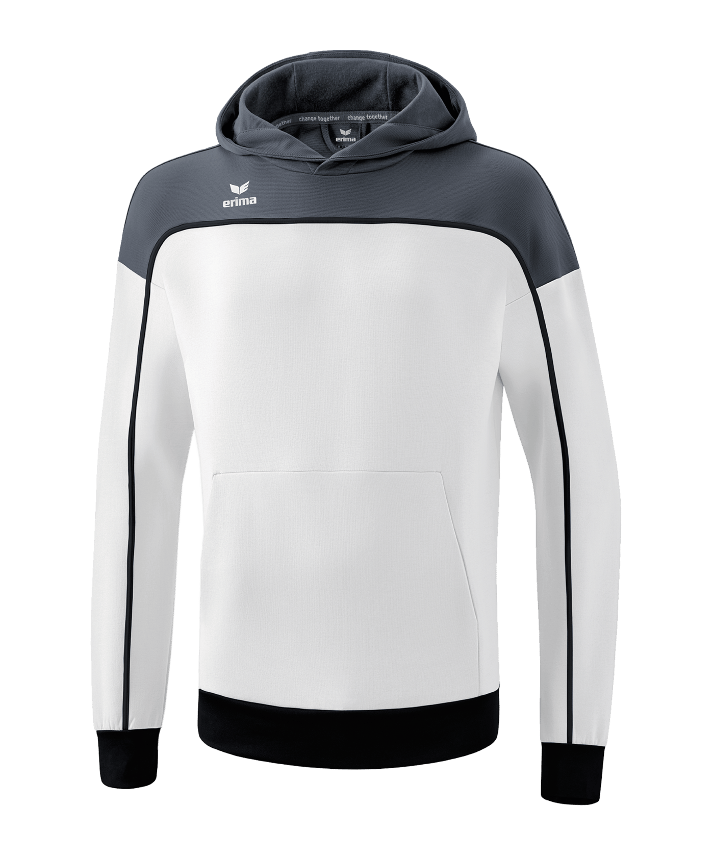 Erima Change by Hoody Weiss Grau - weiss