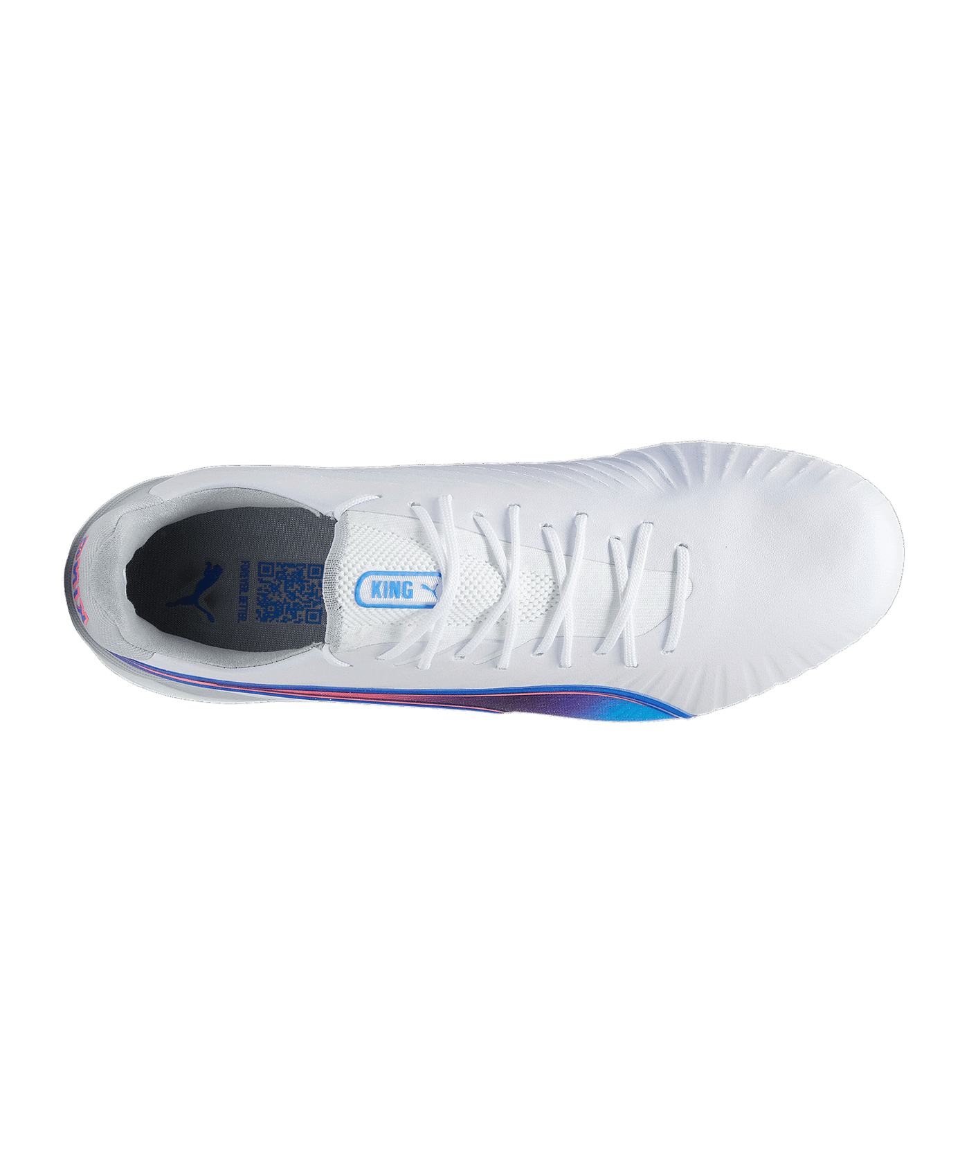 PUMA KING Ultimate FG/AG Formula Weiss Blau F02 - weiss