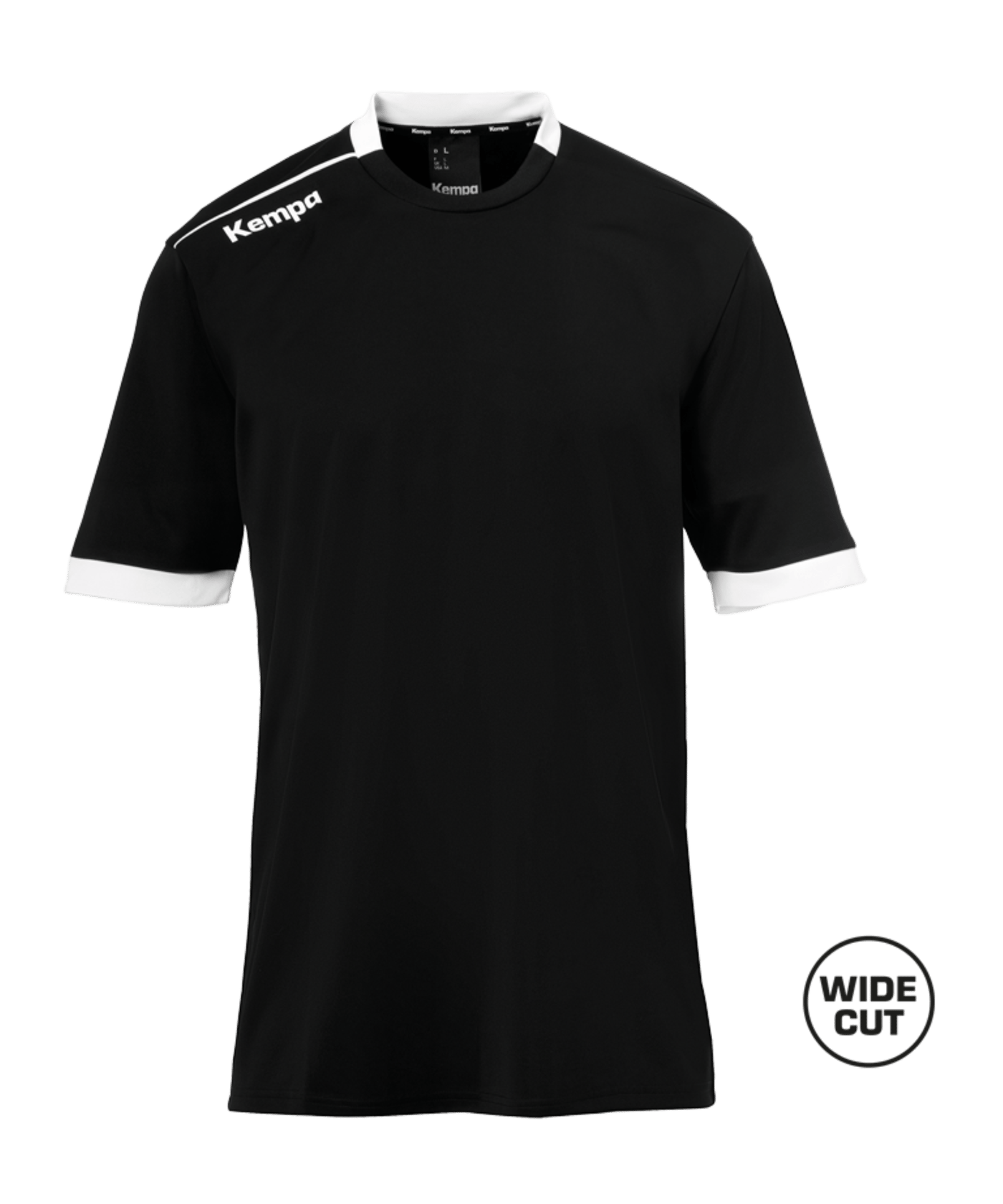 Kempa Player Shooting Shirt Schwarz Weiss F01 - schwarz