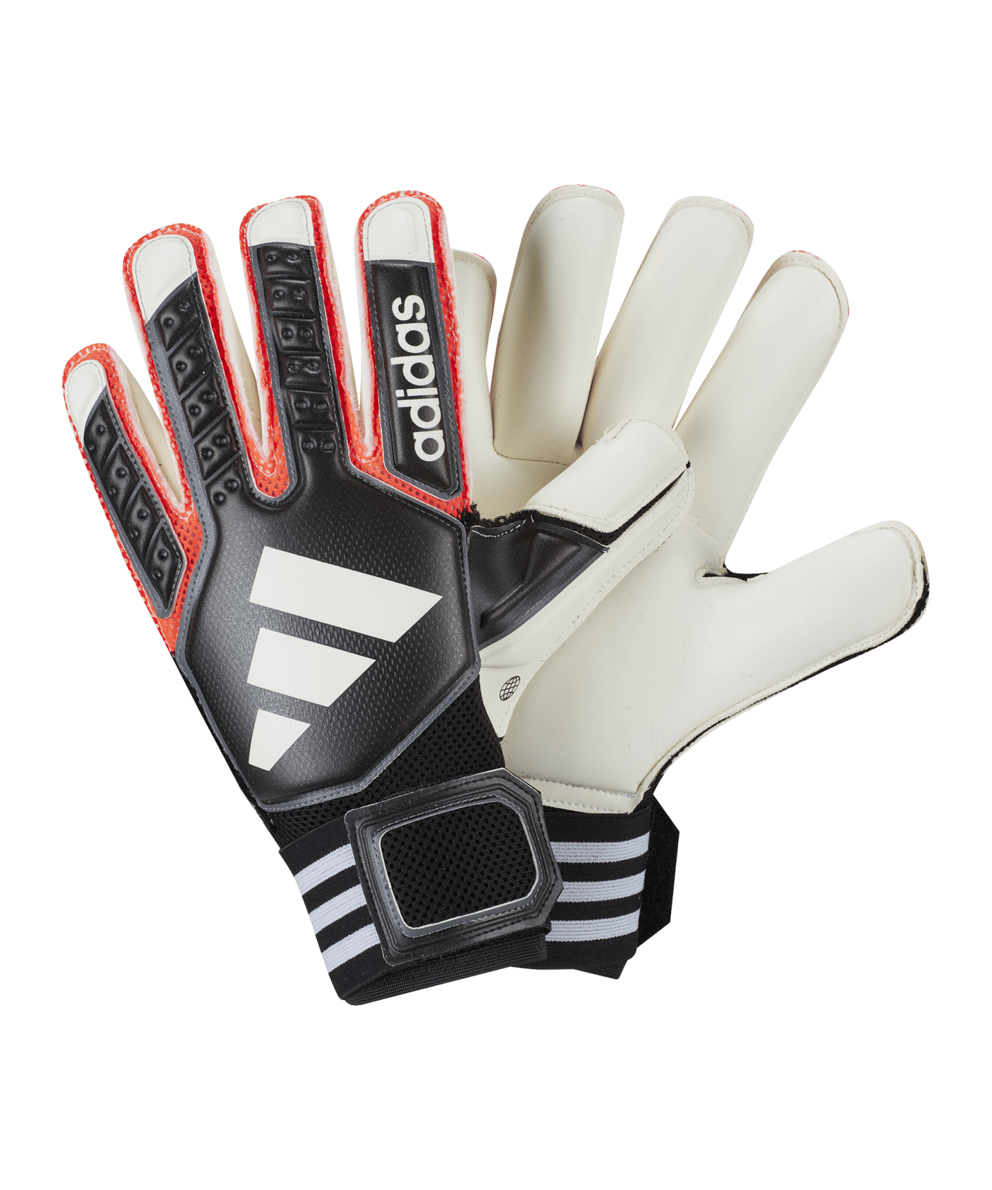 adidas Tiro Pro Torwarthandschuhe Schwarz Weiss - schwarz