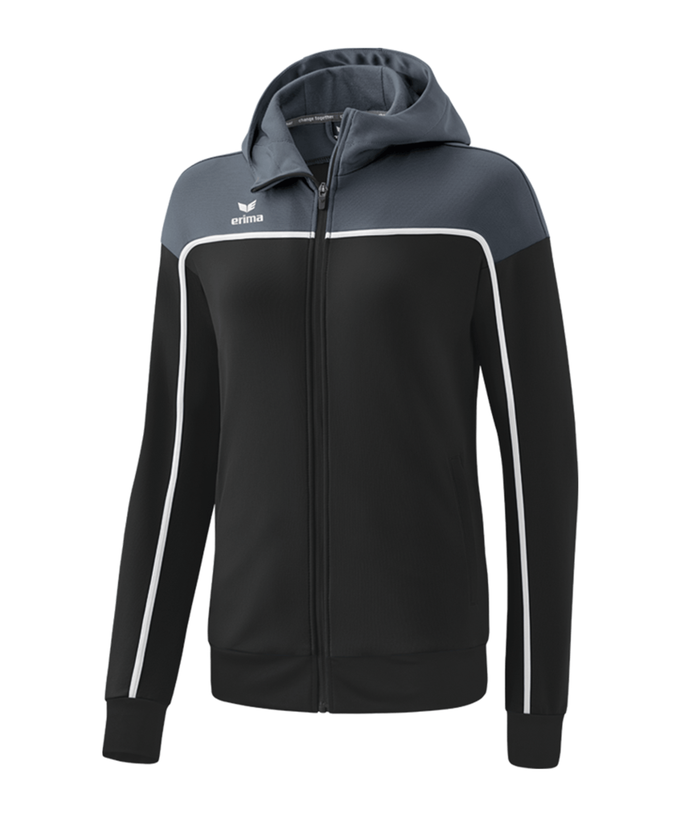 Erima Change by Kapuzenjacke Damen Grau - grau