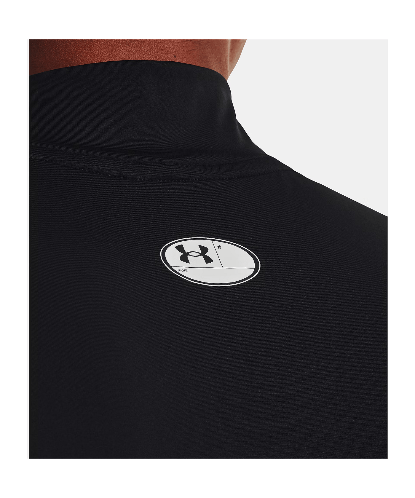 Under Armour Compression Mock Schwarz F001 - schwarz