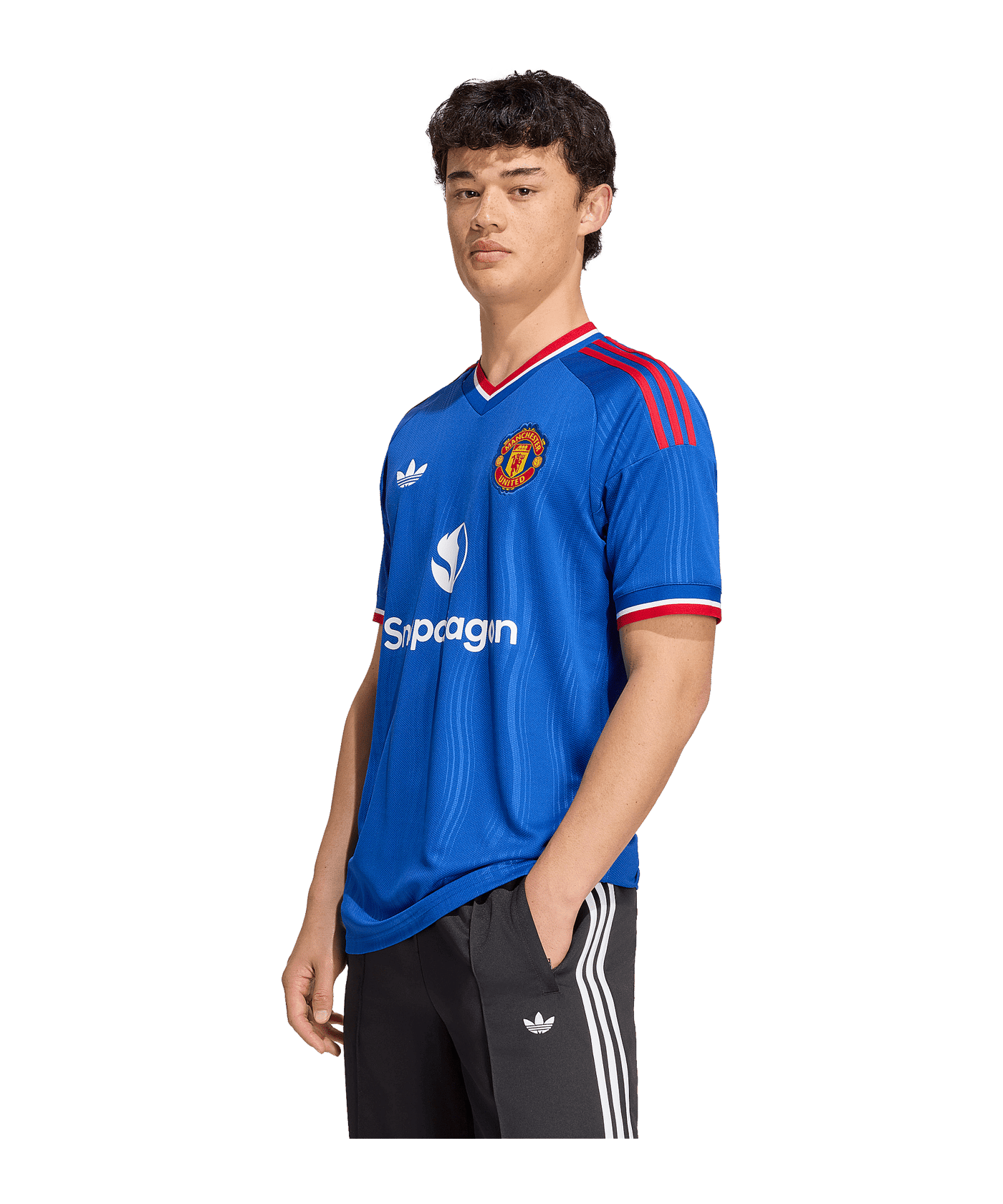adidas Manchester United Trikot Away 2026/2027 Blau - blau