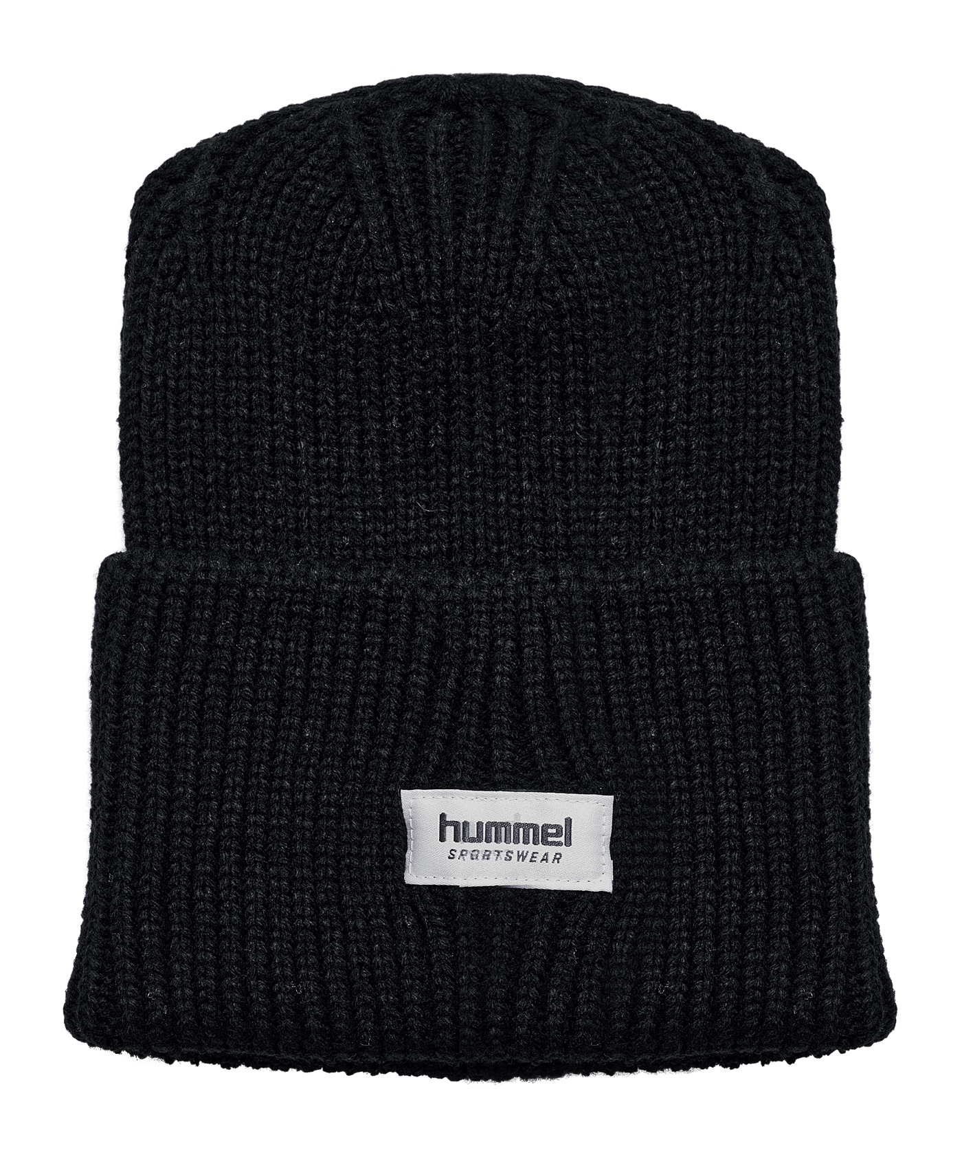 Hummel Heavy Rib Knit Beanie Kids Schwarz F2001 - schwarz