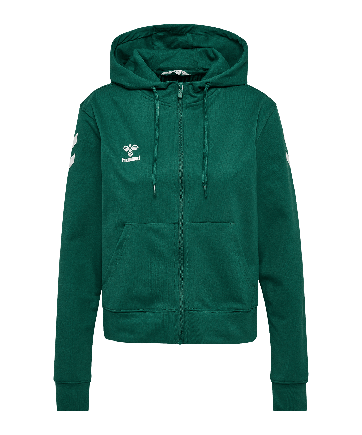 hummel Go 2.0 Chevron Kapuzenjacke Damen Grün F6140 - gruen