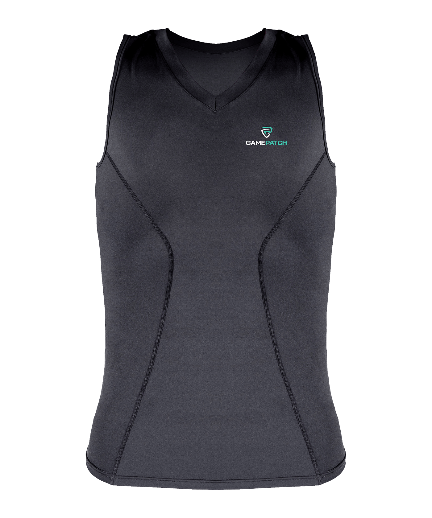 Gamepatch Compressishirt Hemd Schwarz - schwarz
