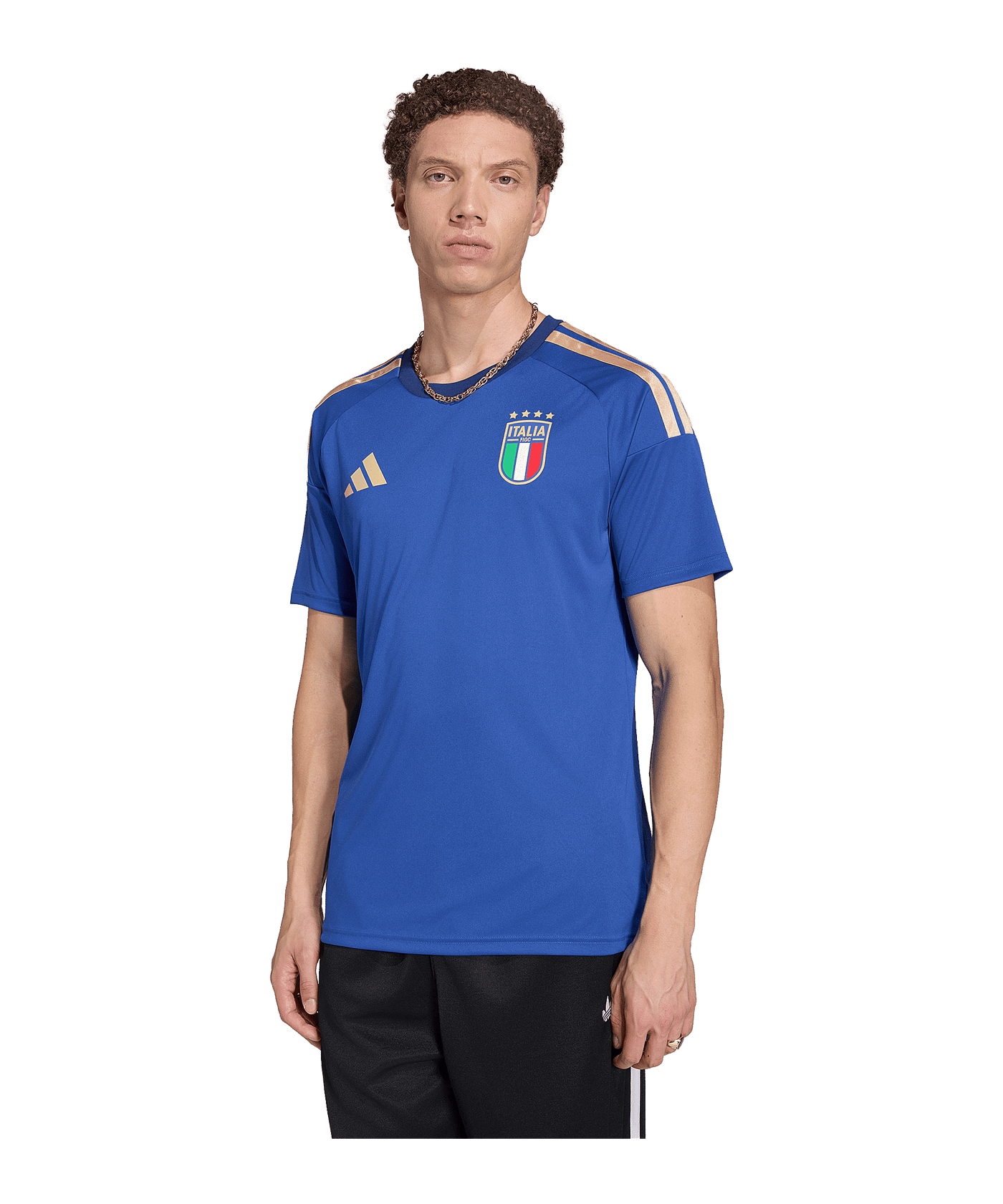 adidas FIGC Italien Fan Trikot Home WM 2026 Blau - blau