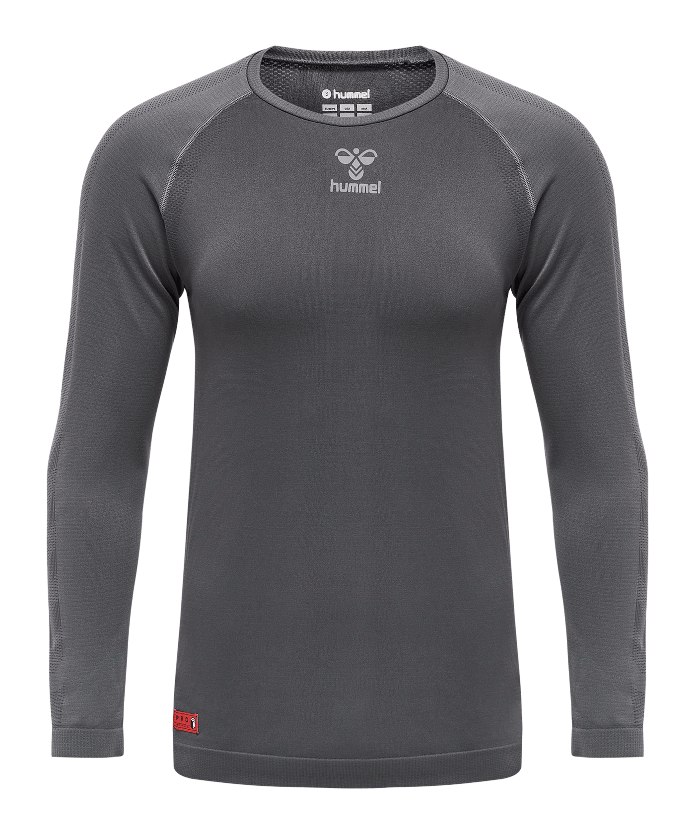 Hummel Pro Grid Seamless Trikot langarm Grau F2166 - grau