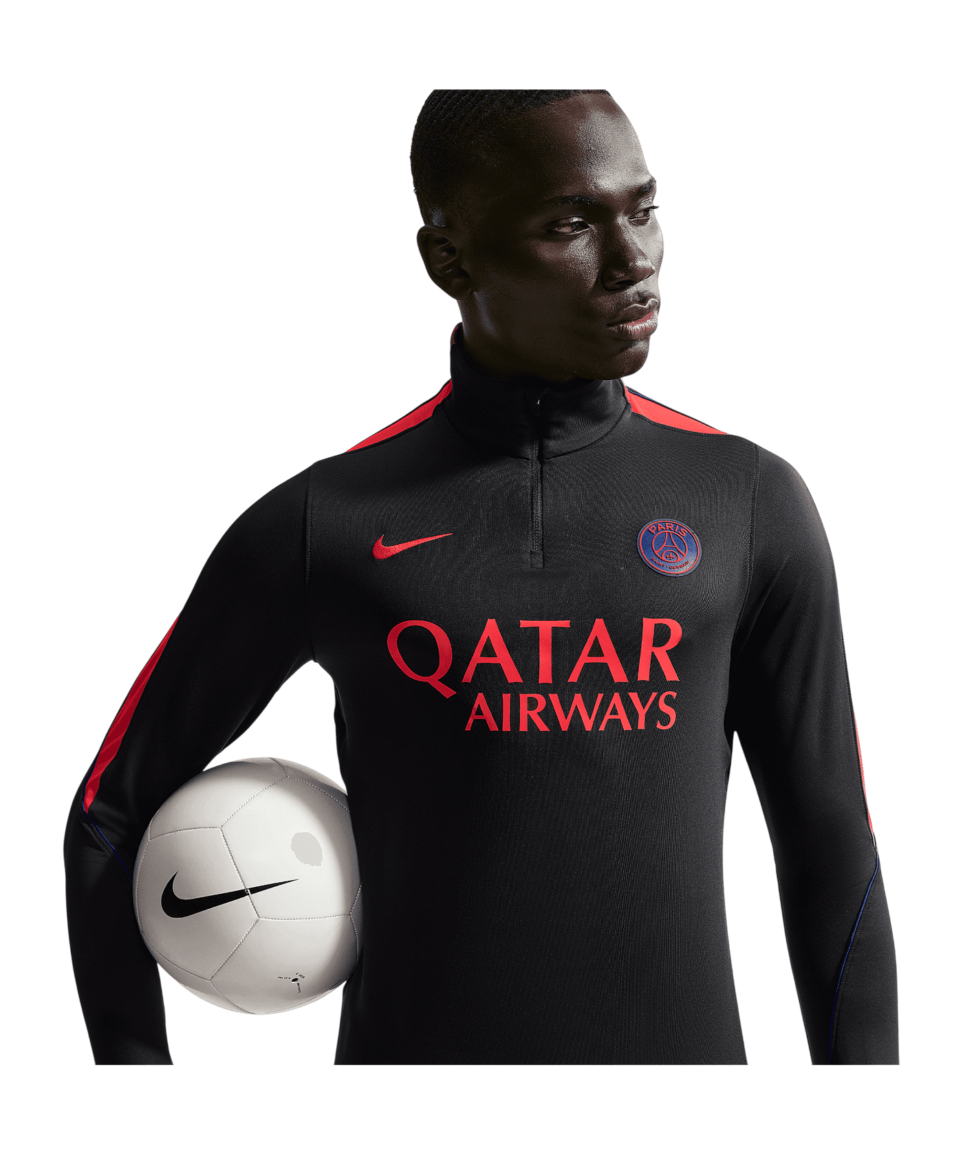 Nike Paris Saint-Germain Strike Drilltop Schwarz F010 - schwarz