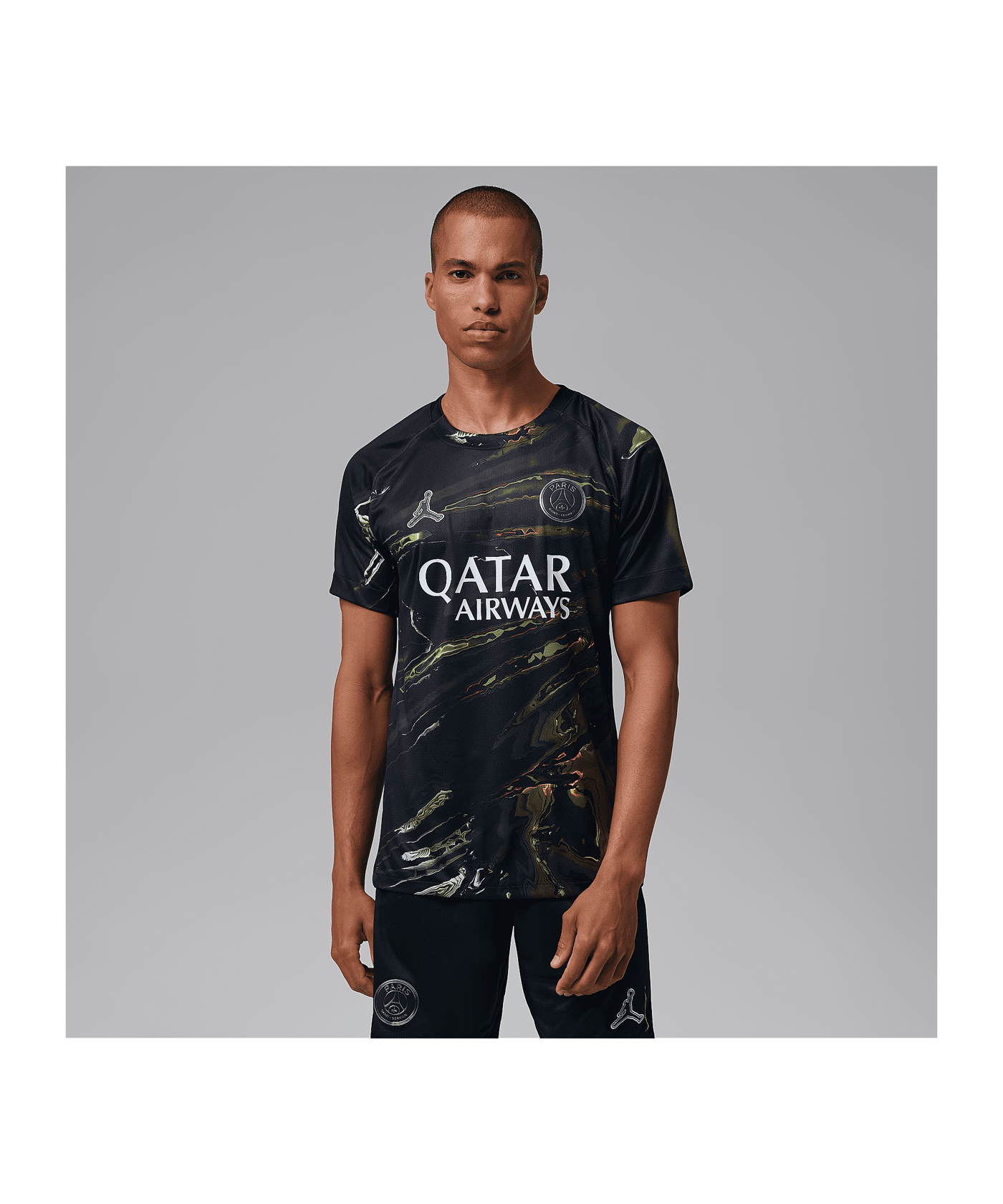 Nike Paris Saint-Germain Stadium Trikot Schwarz F011 - schwarz