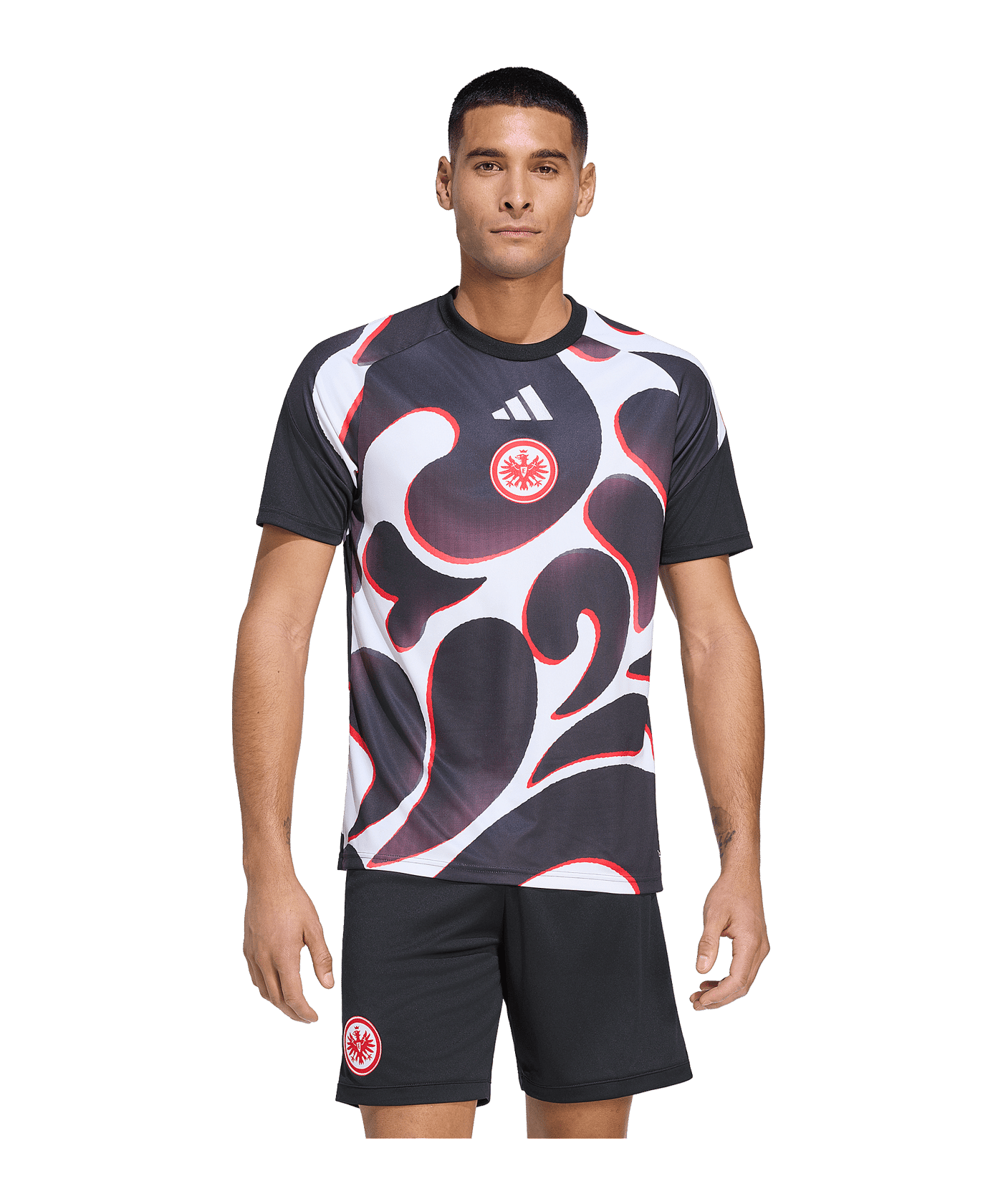 adidas Eintracht Frankfurt Pre Match Trikot 2026/2027 Schwarz - schwarz